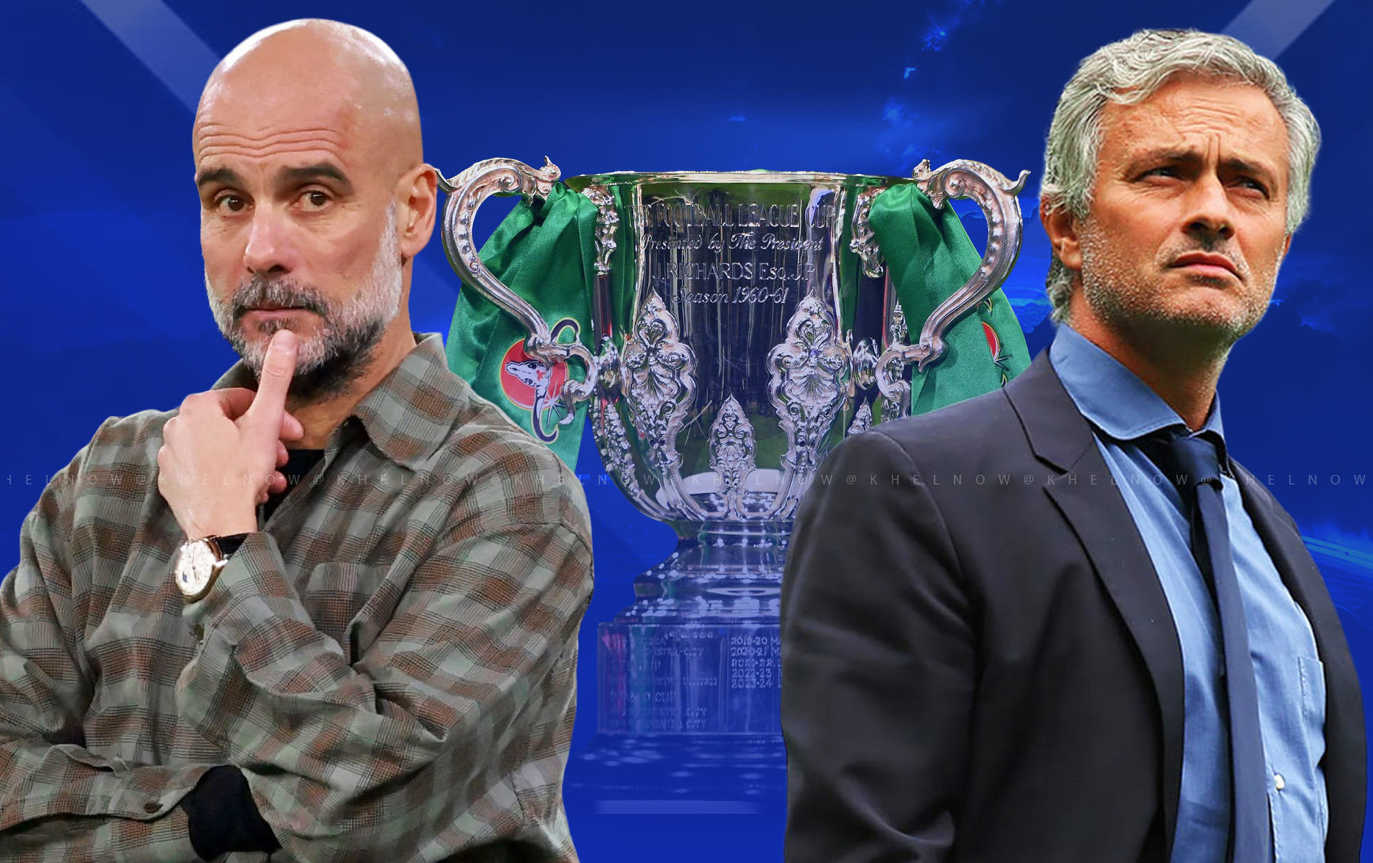 Top four managers with most EFL Cup trophies ft. Guardiola & Mourinho