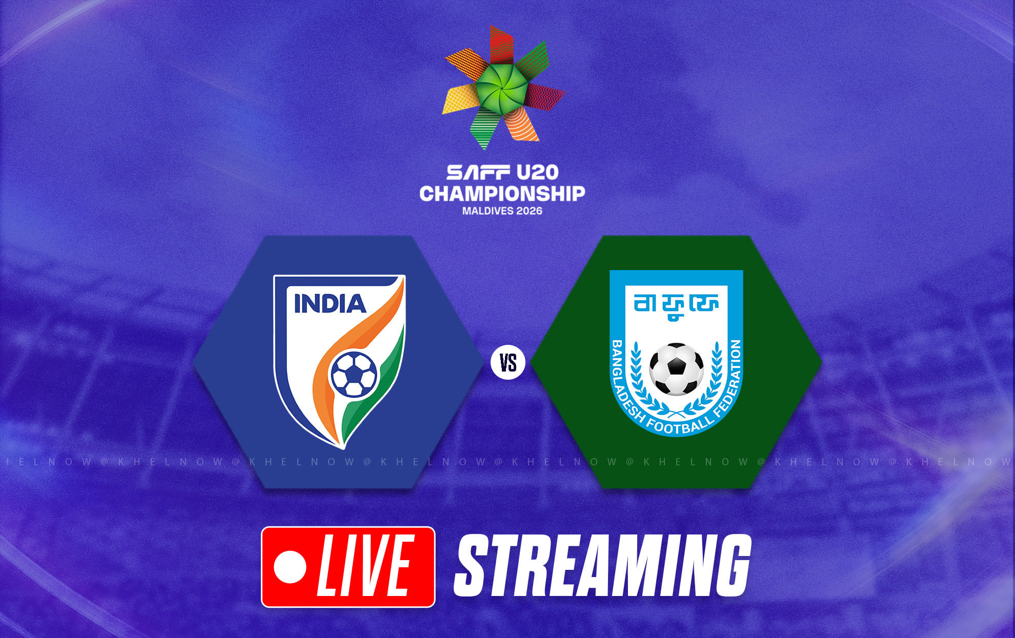 India U20 vs Bangladesh U20 Live Streaming: Where & When to watch SAFF U20 Championship 2026 match?