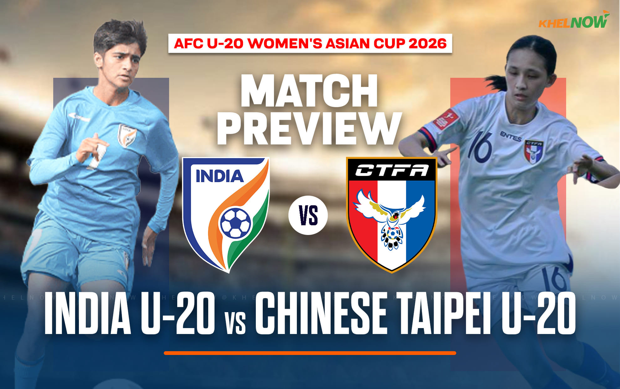 A must-win test awaits India U-20 against Chinese Taipei U-20 in AFC U-20 Women’s Asian Cup