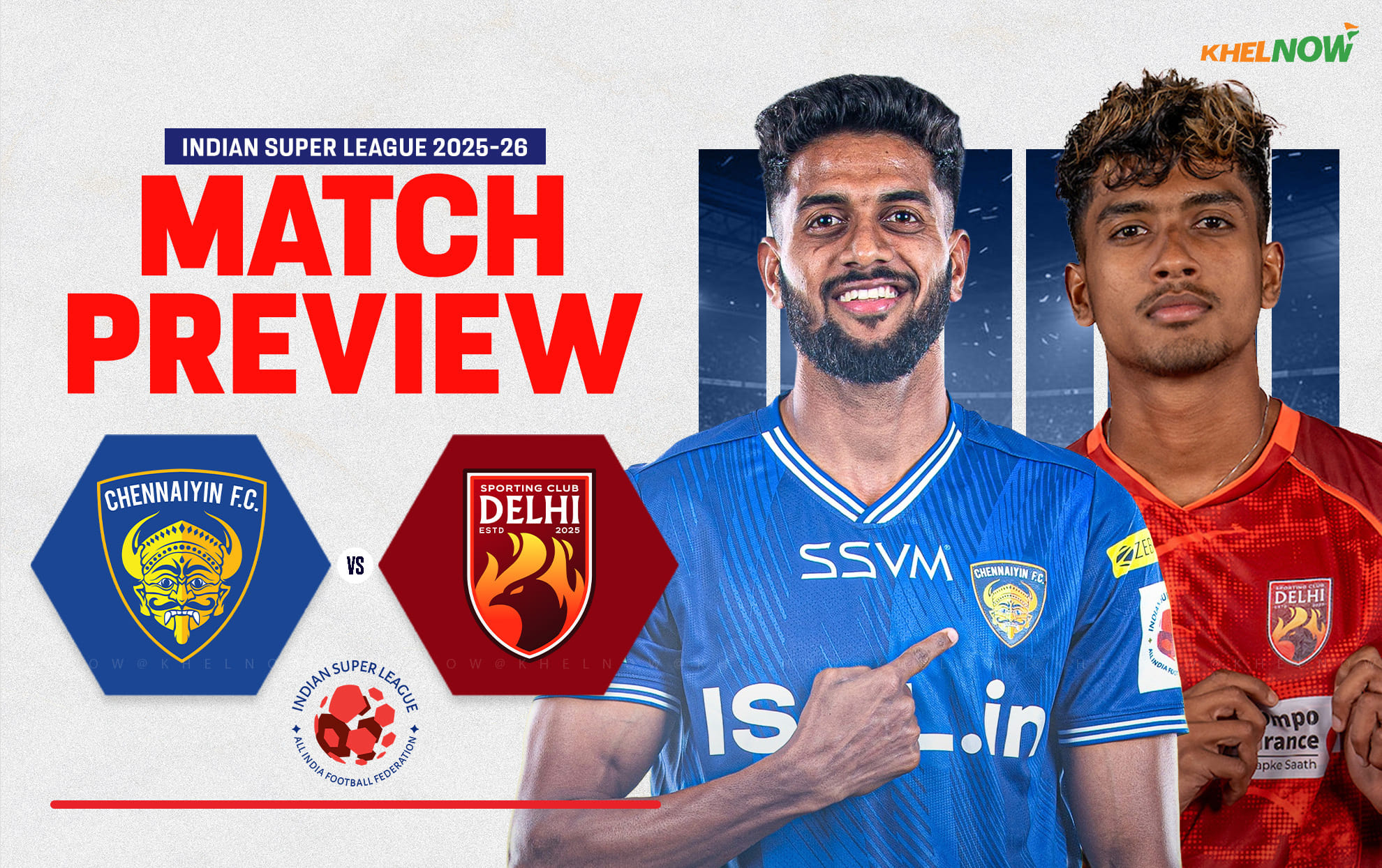 Chennaiyin FC gears up for a tough test against SC Delhi