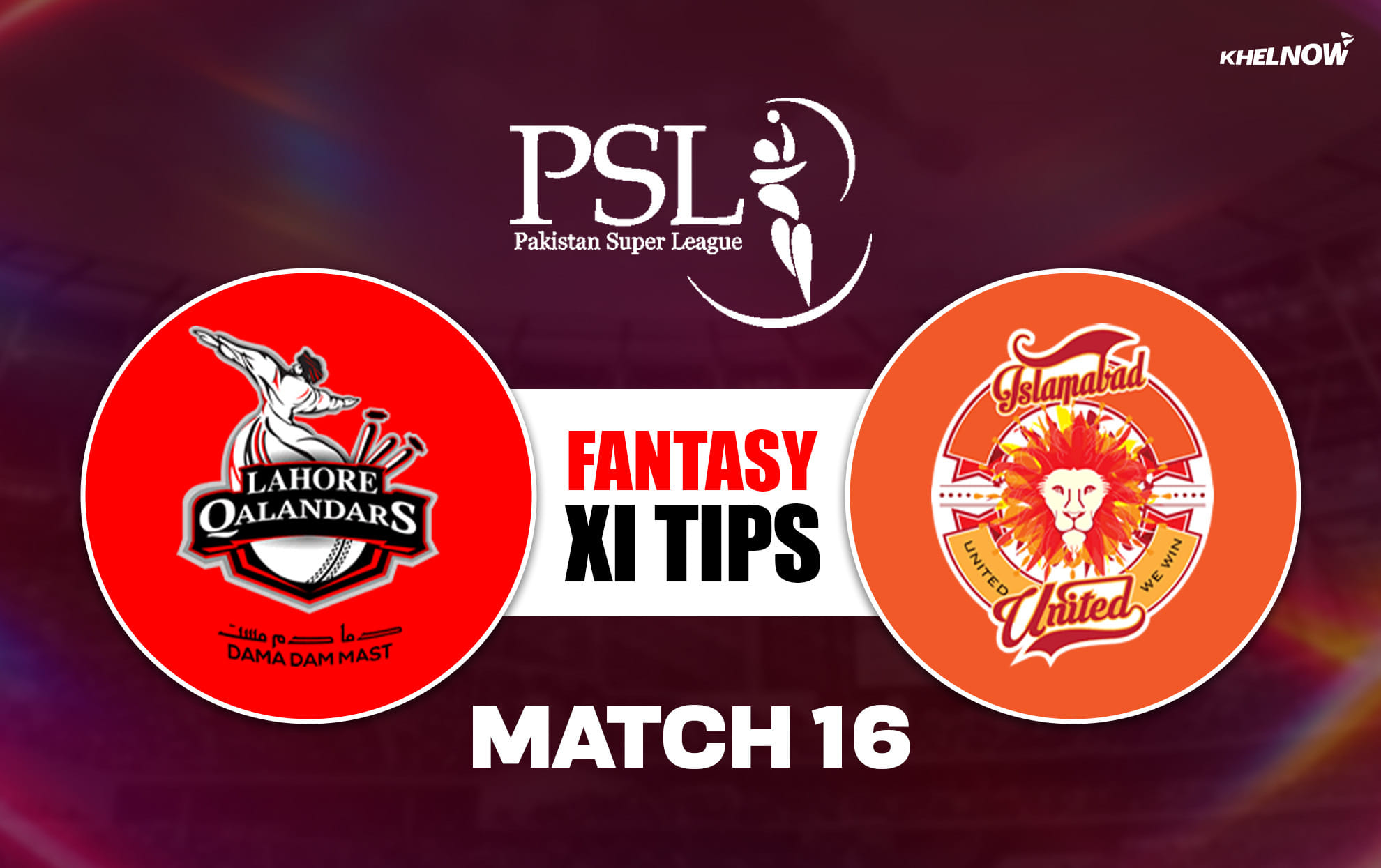 LAH vs ISL Dream11 Prediction, Dream11 Playing XI, Today Match 16, PSL 2026