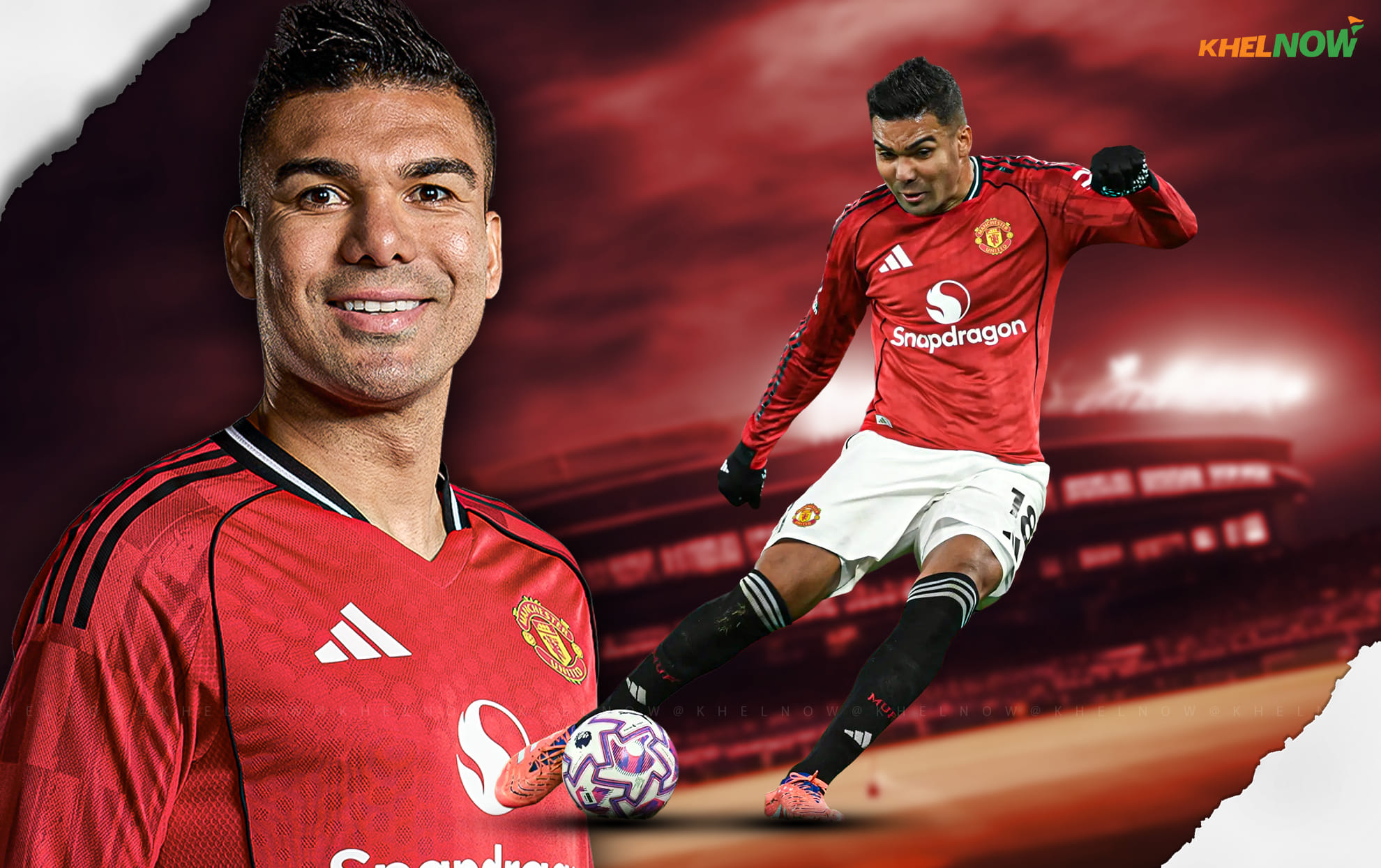 Top eight Manchester United players with most headed goals in single Premier League season ft. Casemiro