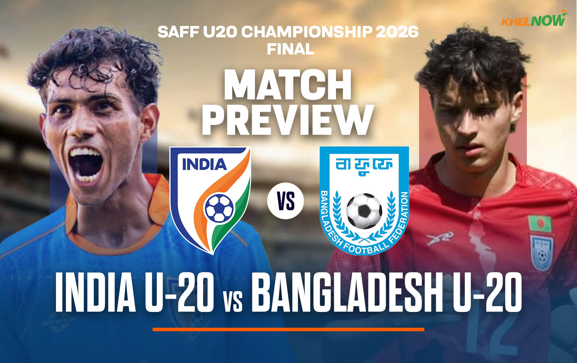 India U20 eye title redemption against the defending champions Bangladesh in the SAFF U20 Championship