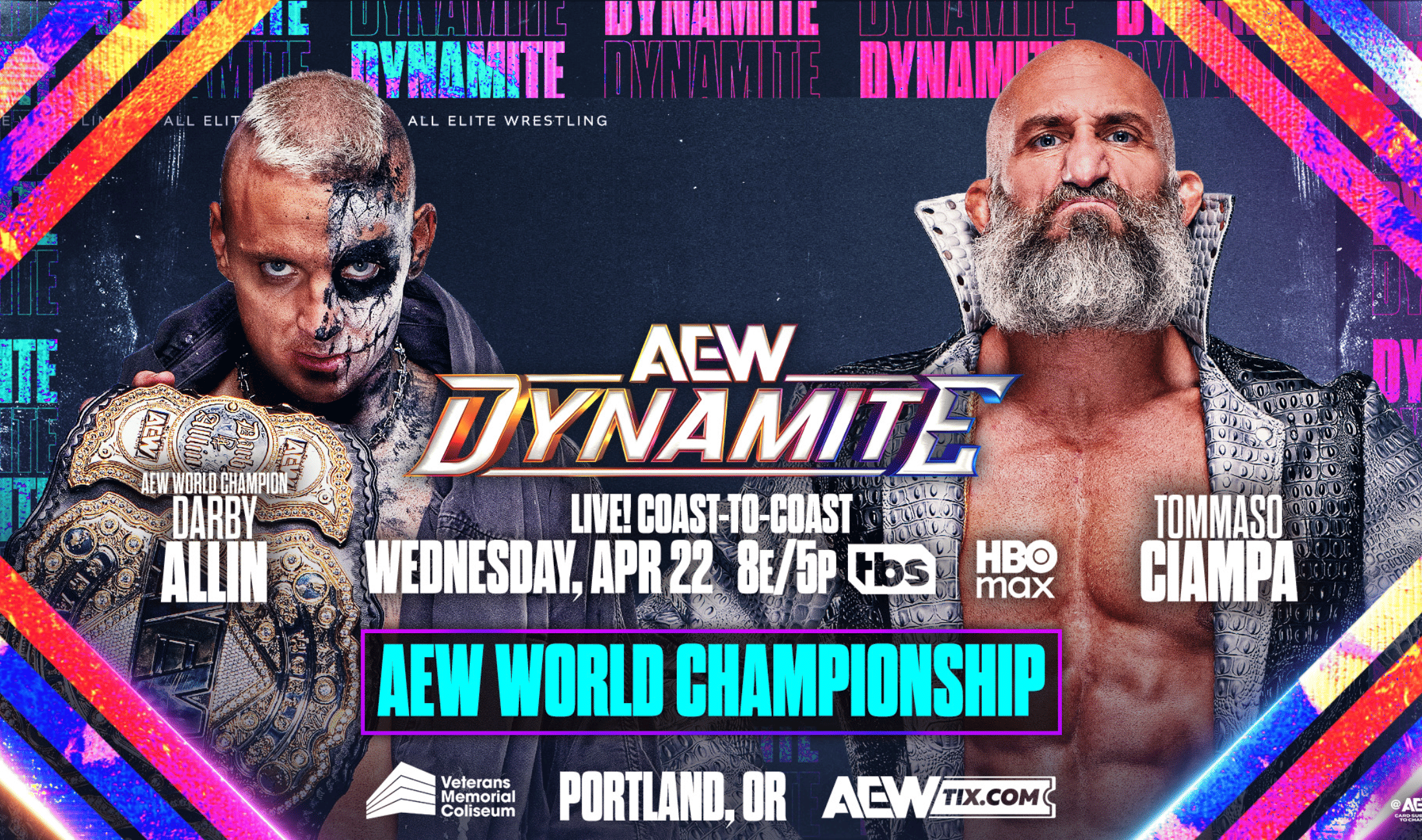 AEW Dynamite (April 22, 2026): Preview, match card, news, timings & telecast details