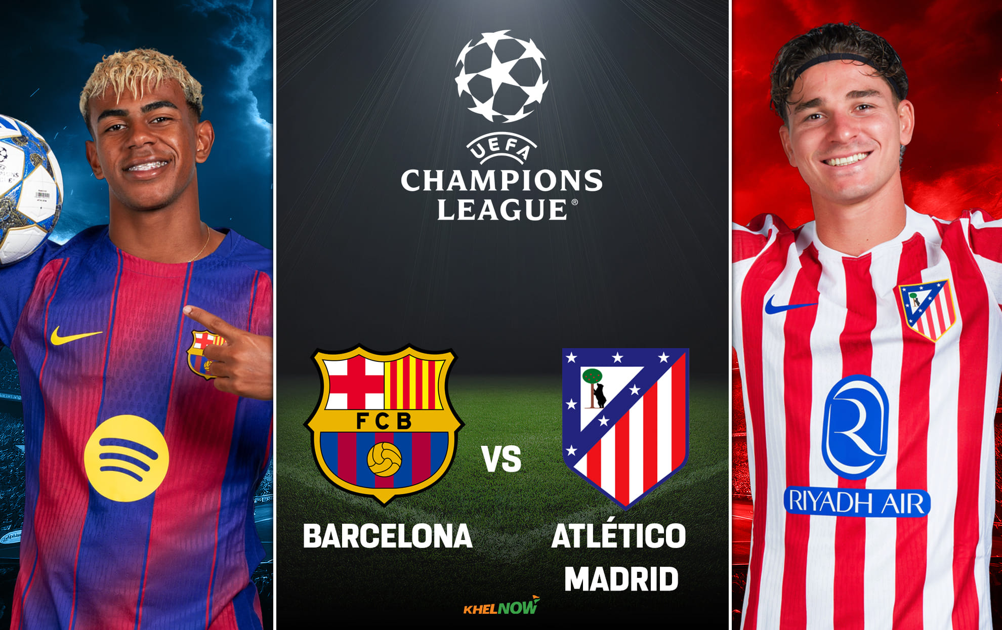 Preview: Barcelona vs Atlético Madrid Prediction, lineups, betting tips & odds | UEFA Champions League 2025-26 quarter-final first leg