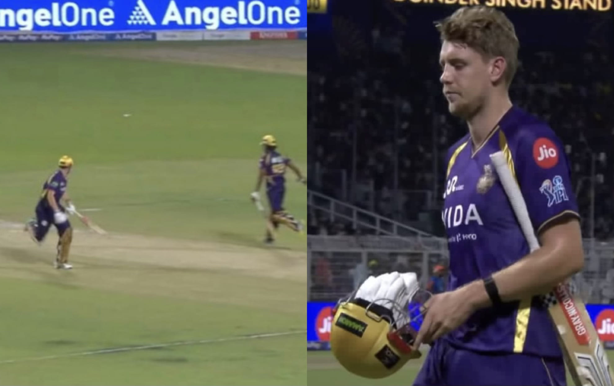 KKR vs SRH: How did Cameron Green got run out despite Angkrish Raghuvanshi given out initially?