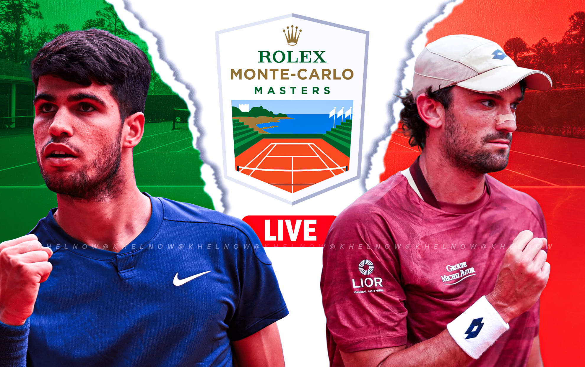 Carlos Alcaraz vs Valentin Vacherot live streaming, TV channel, where & how to watch: Monte Carlo Masters 2026