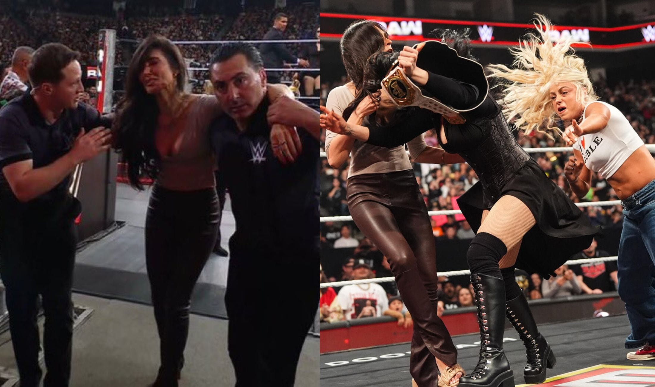 Is Cathy Kelley injured after WWE RAW brawl involving Liv Morgan & Stephanie Vaquer ahead of WrestleMania 42?
