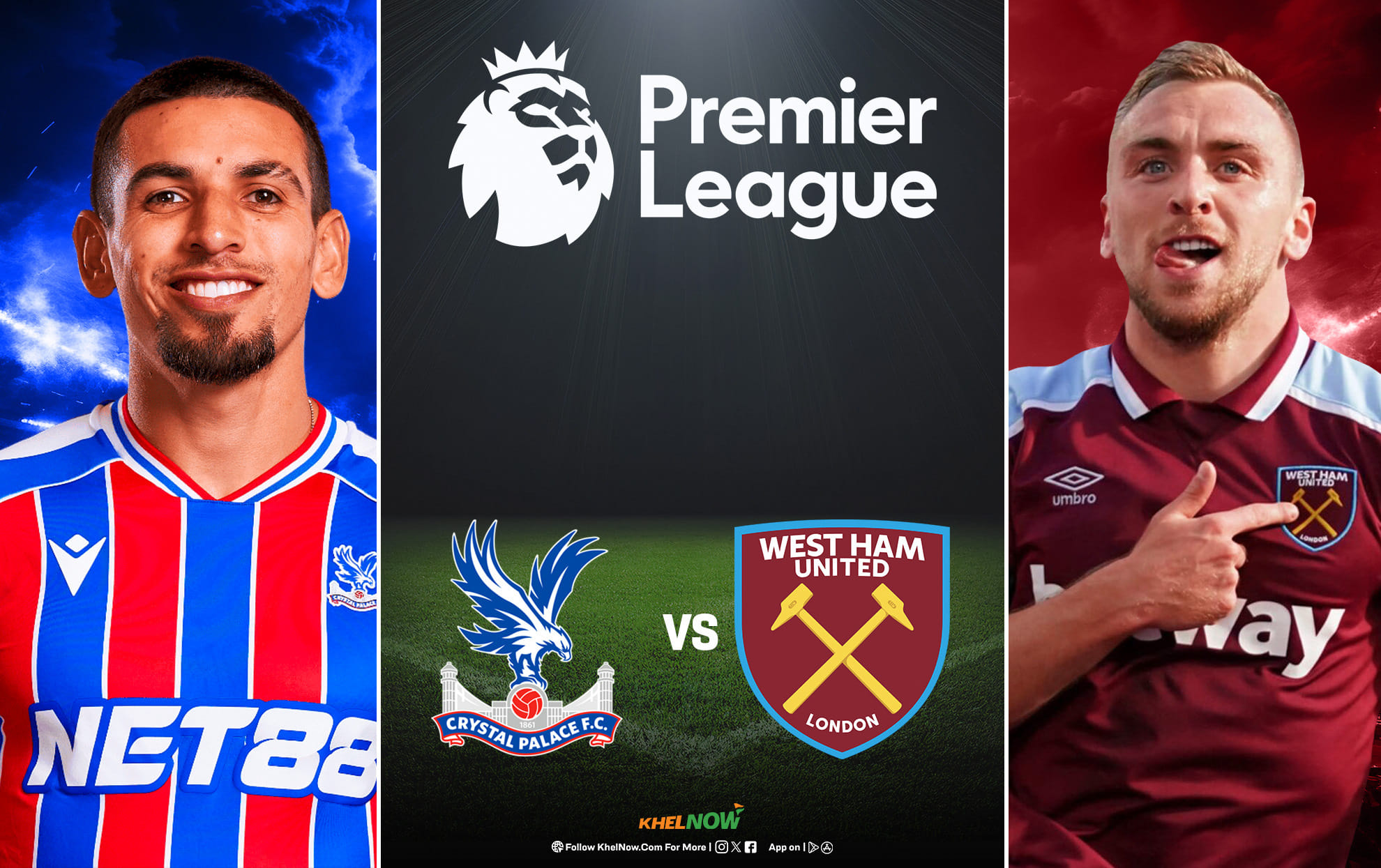 Preview: Crystal Palace vs West Ham prediction, odds, where to watch, time .. Premier League 2025-26