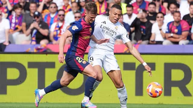 El Clásico between FC Barcelona and Real Madrid La