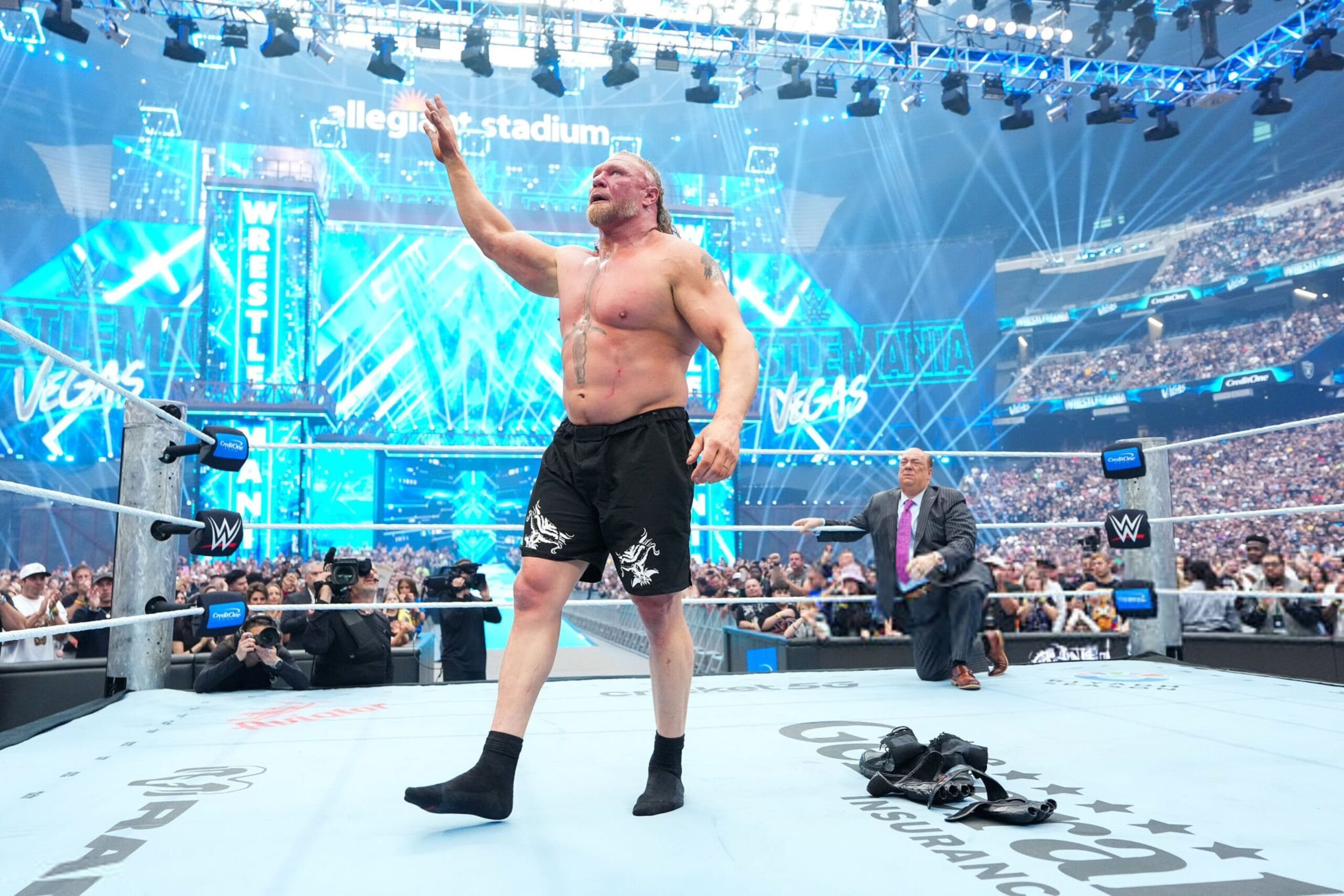 Brock Lesnar retires after loss to Oba Femi at WWE WrestleMania 42 Night 2