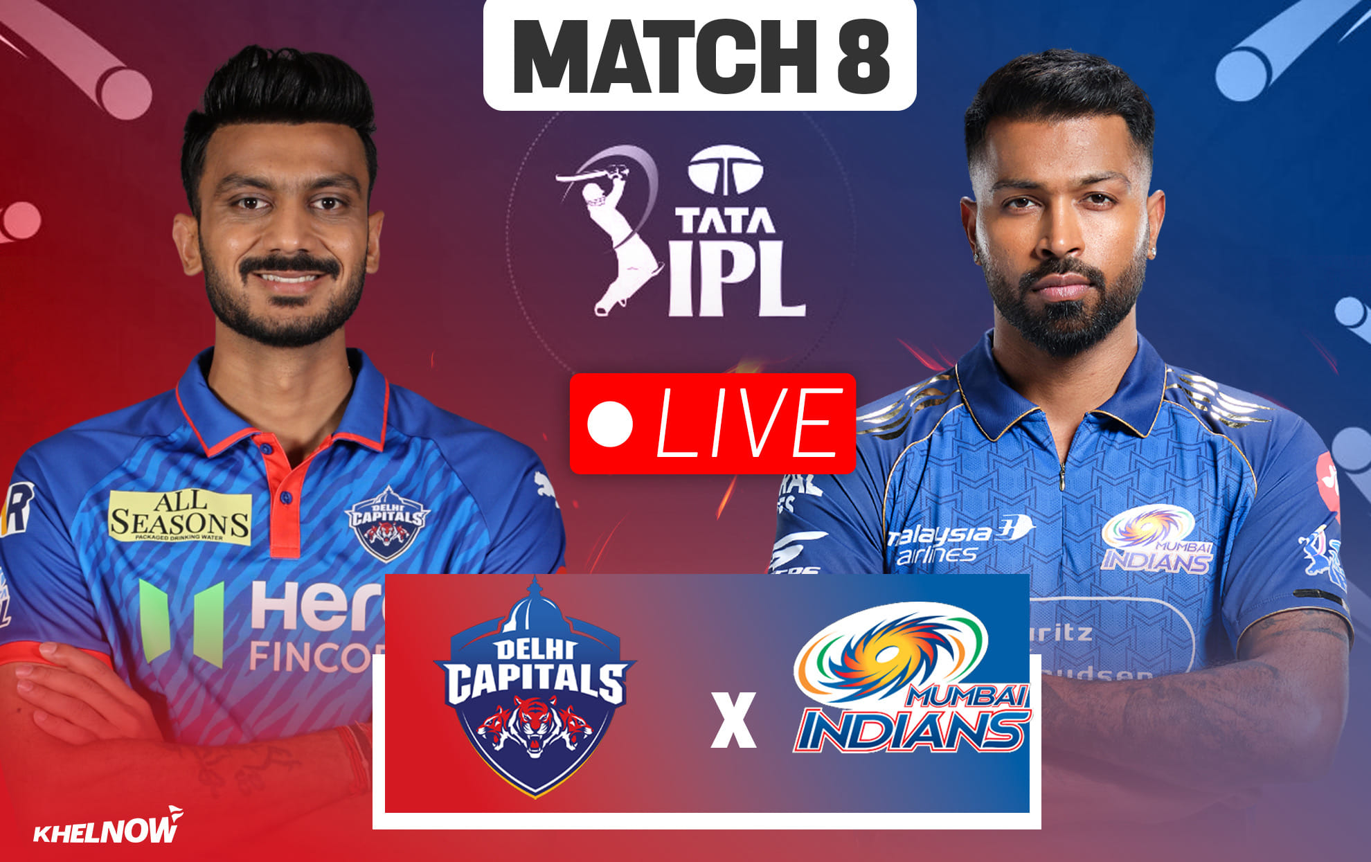 DC vs MI Live streaming details, when & how to watch Match 8 of IPL 2026