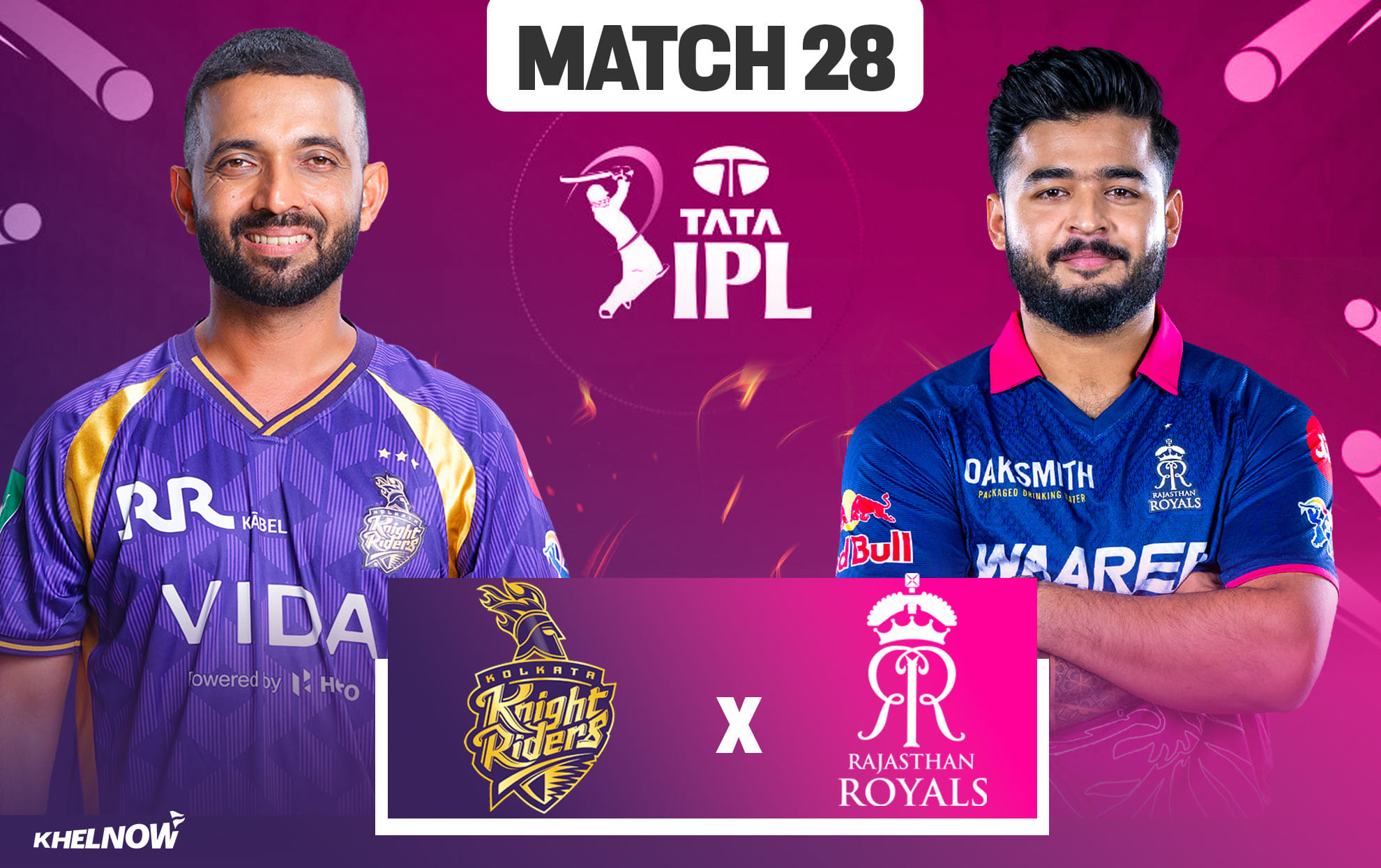 KKR vs RR: Who are impact players nominated by Kolkata Knight Riders & Rajasthan Royals for match 28 of IPL 2026