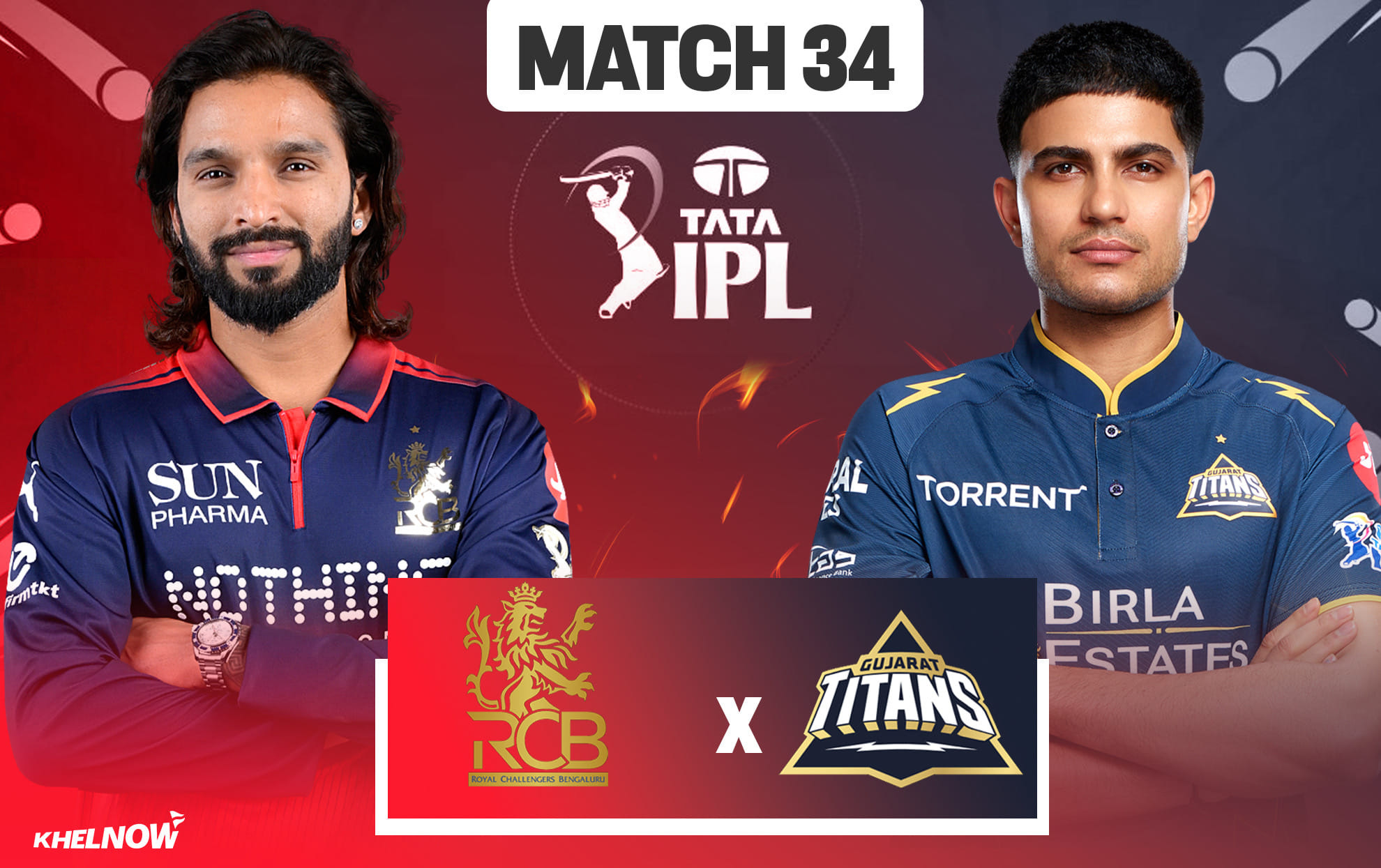 RCB vs GT: Who are impact players nominated by Royal Challengers Bengaluru & Gujarat Titans for match 34 of IPL 2026