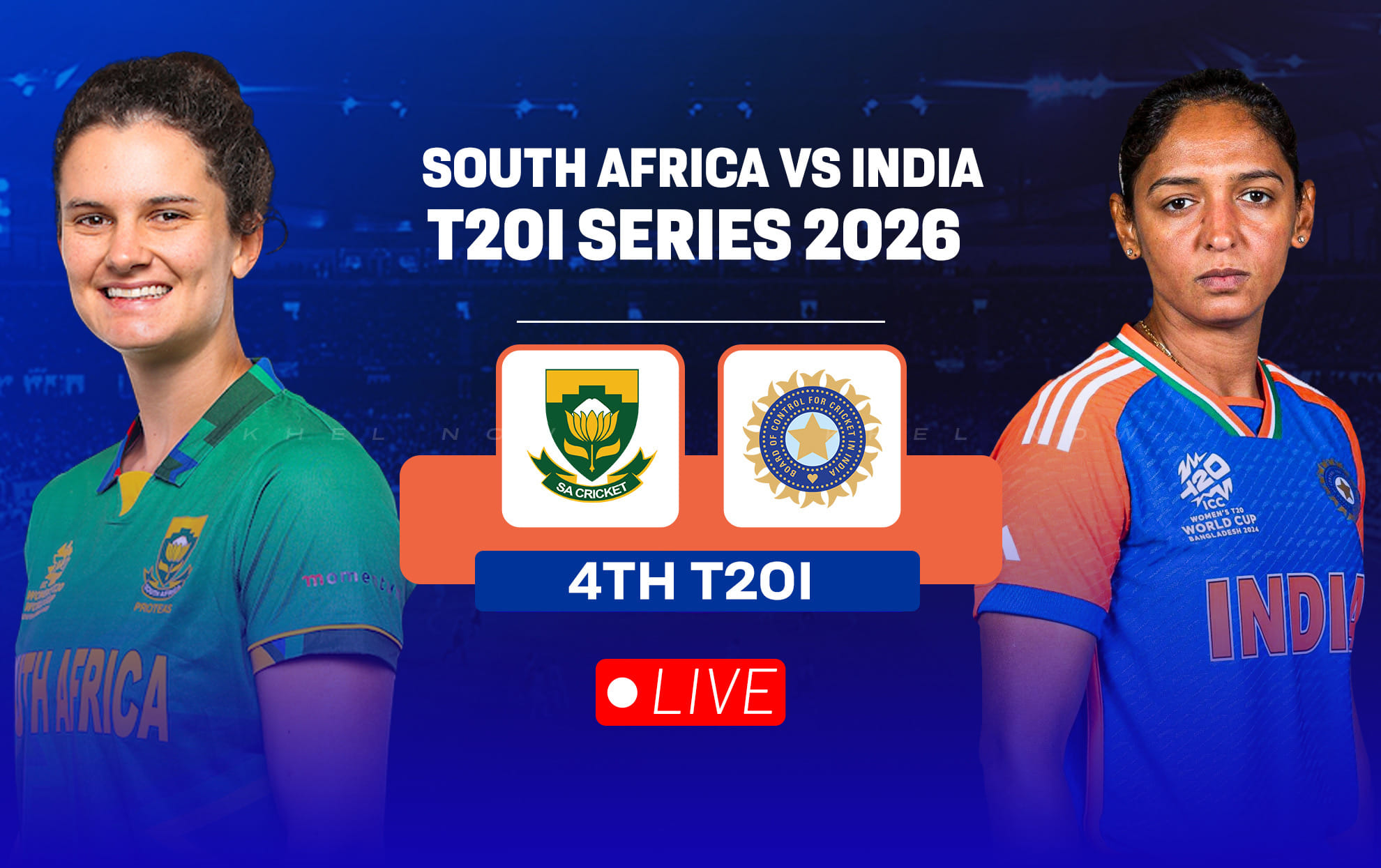 SA-W vs IND-W Live streaming details, when & how to watch 4th T20I of India women tour of South Africa 2026