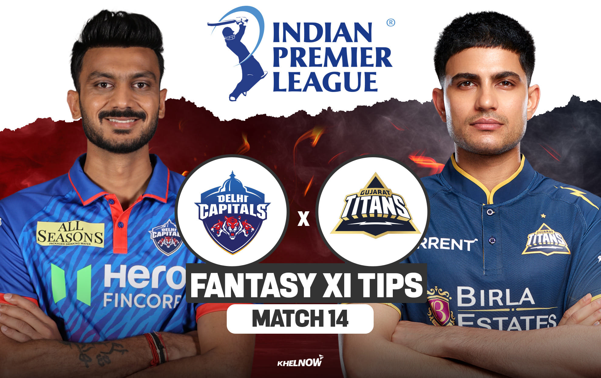 DC vs GT Dream11 Prediction, Dream11 Playing XI, Today Match 14, IPL 2026