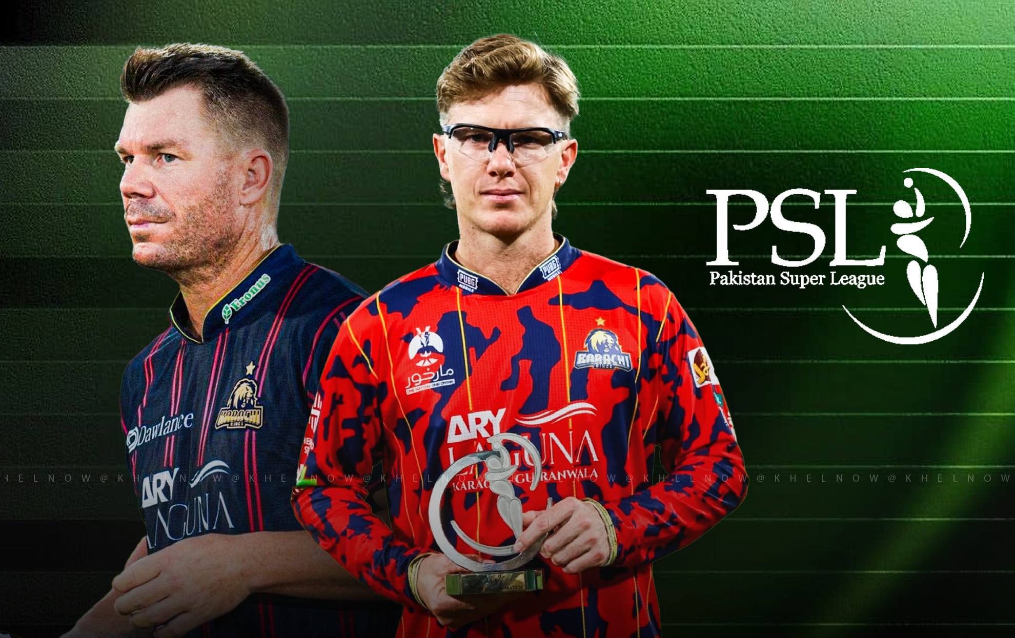 Will David Warner & Adam Zampa play tonight for KAR vs PES in PSL 2026?
