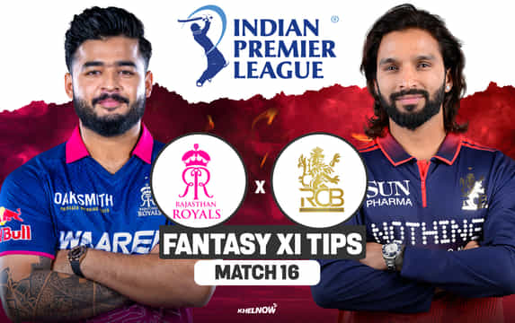 RR vs RCB Dream11 Prediction, Dream11 Playing XI, Today Match 16, IPL 2026