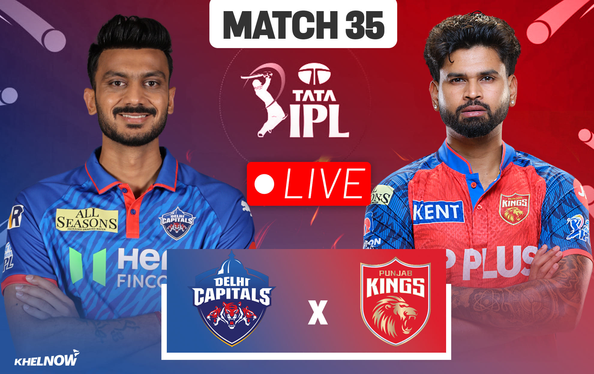 DC vs PBKS Live streaming details, when & how to watch Match 35 of IPL 2026
