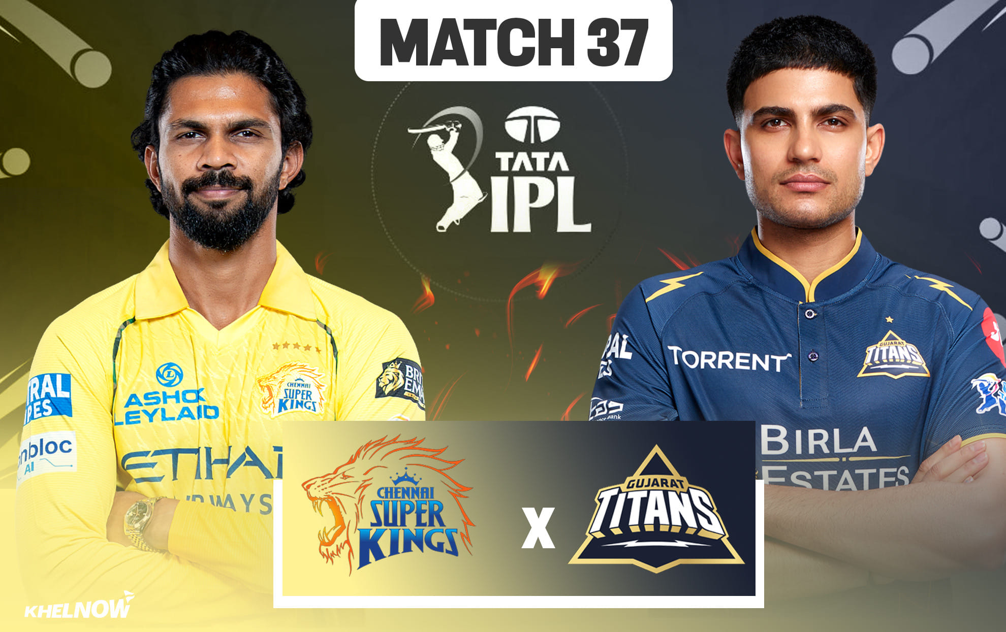 CSK vs GT: Who are the impact players nominated by Chennai Super Kings & Gujarat Titans for match 37 of IPL 2026?