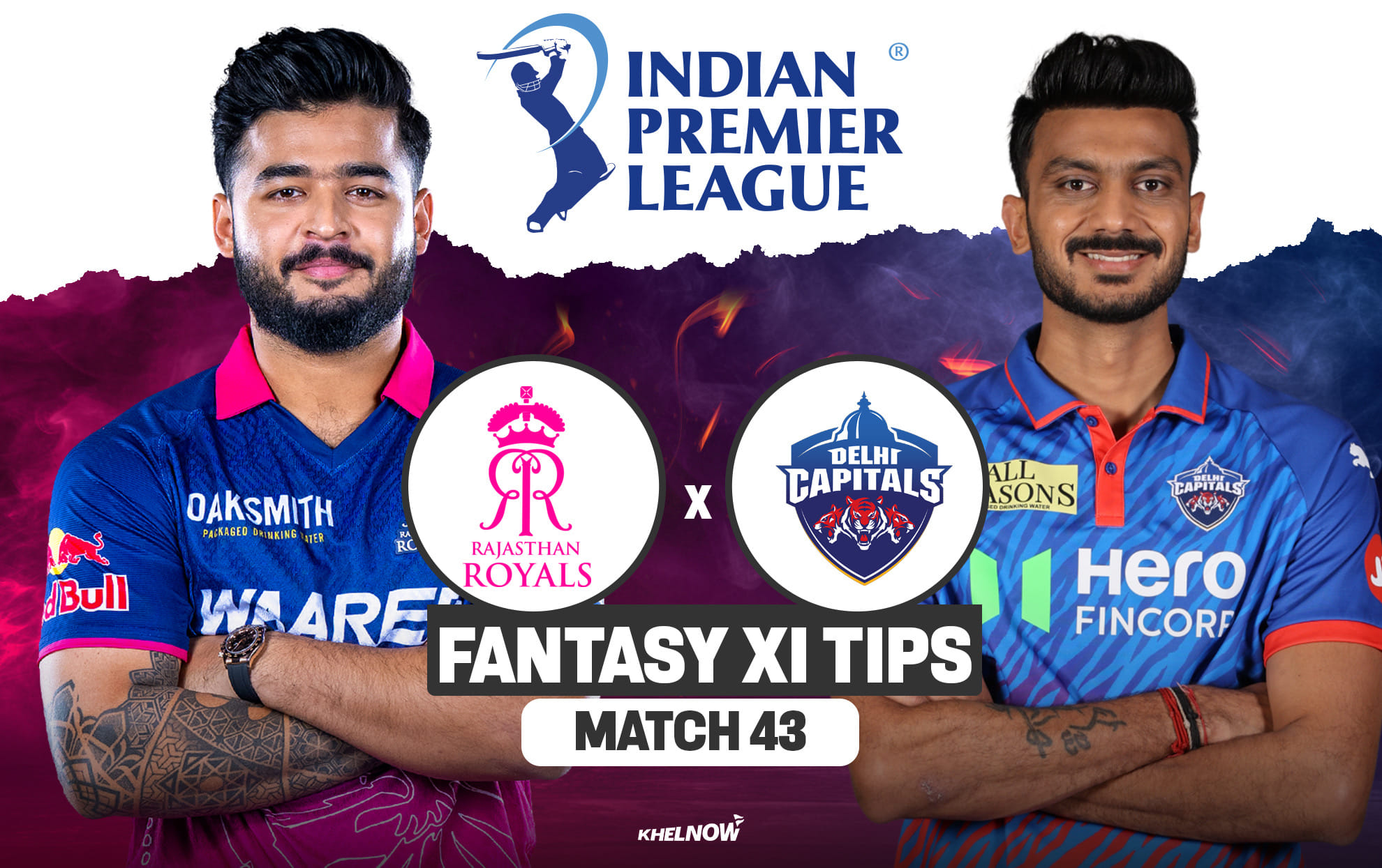 RR vs DC Dream11 Prediction, Dream11 Playing XI, Today Match 43, IPL 2026
