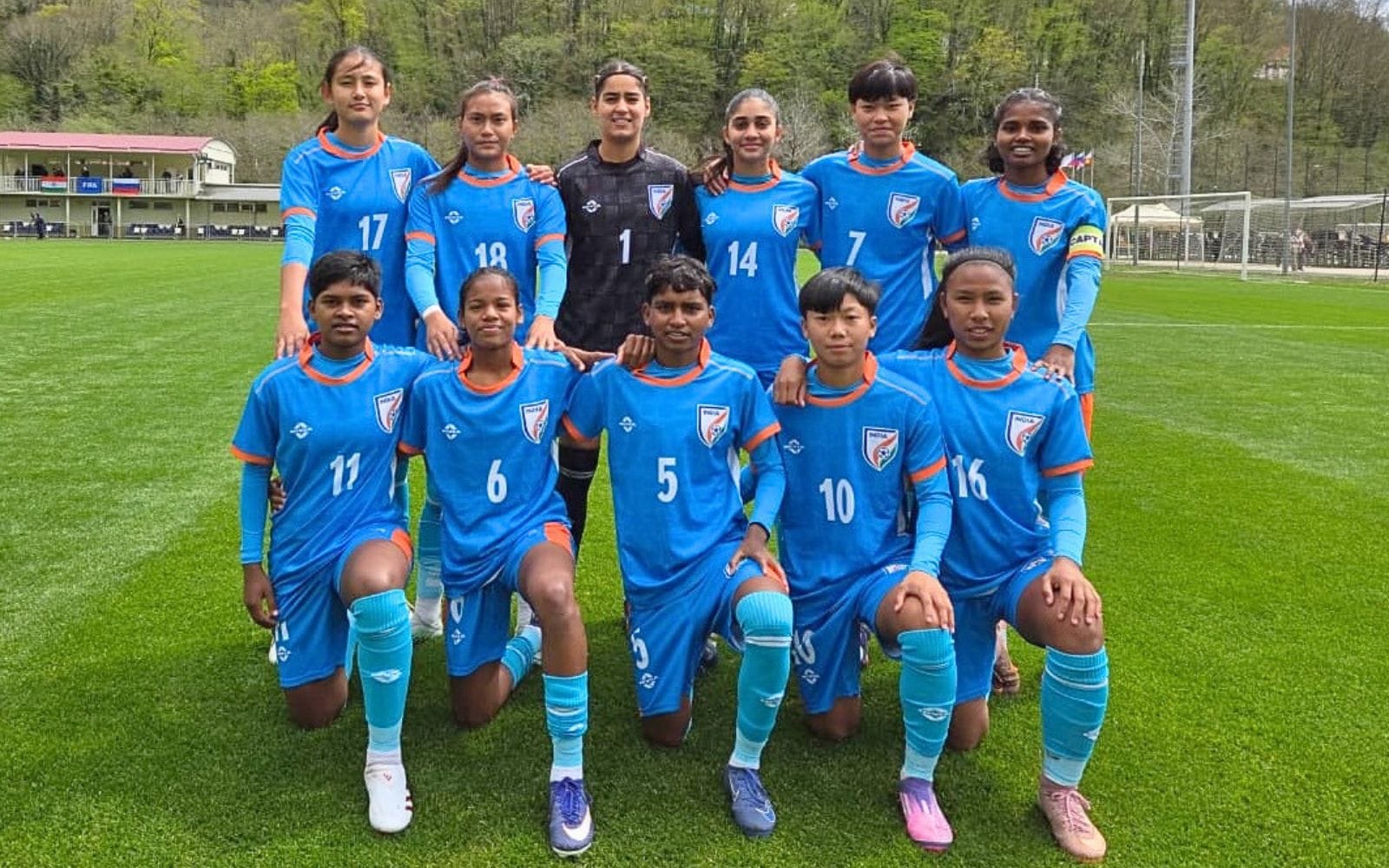 India U-17 women fall short against Russia U-17 women in the second friendly