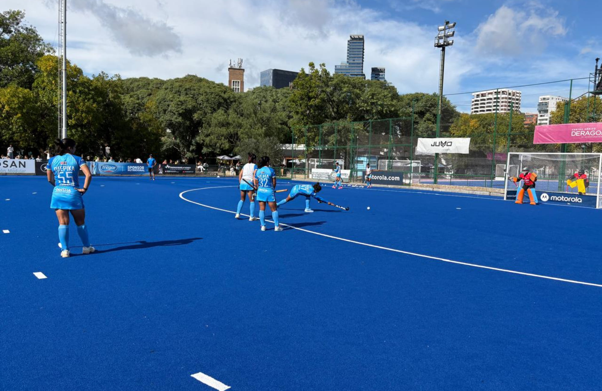 Indian women's hockey team hold World No. 2 Argentina in hockey test series