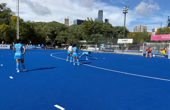 Indian women's hockey team hold World No. 2 Argentina in hockey test series