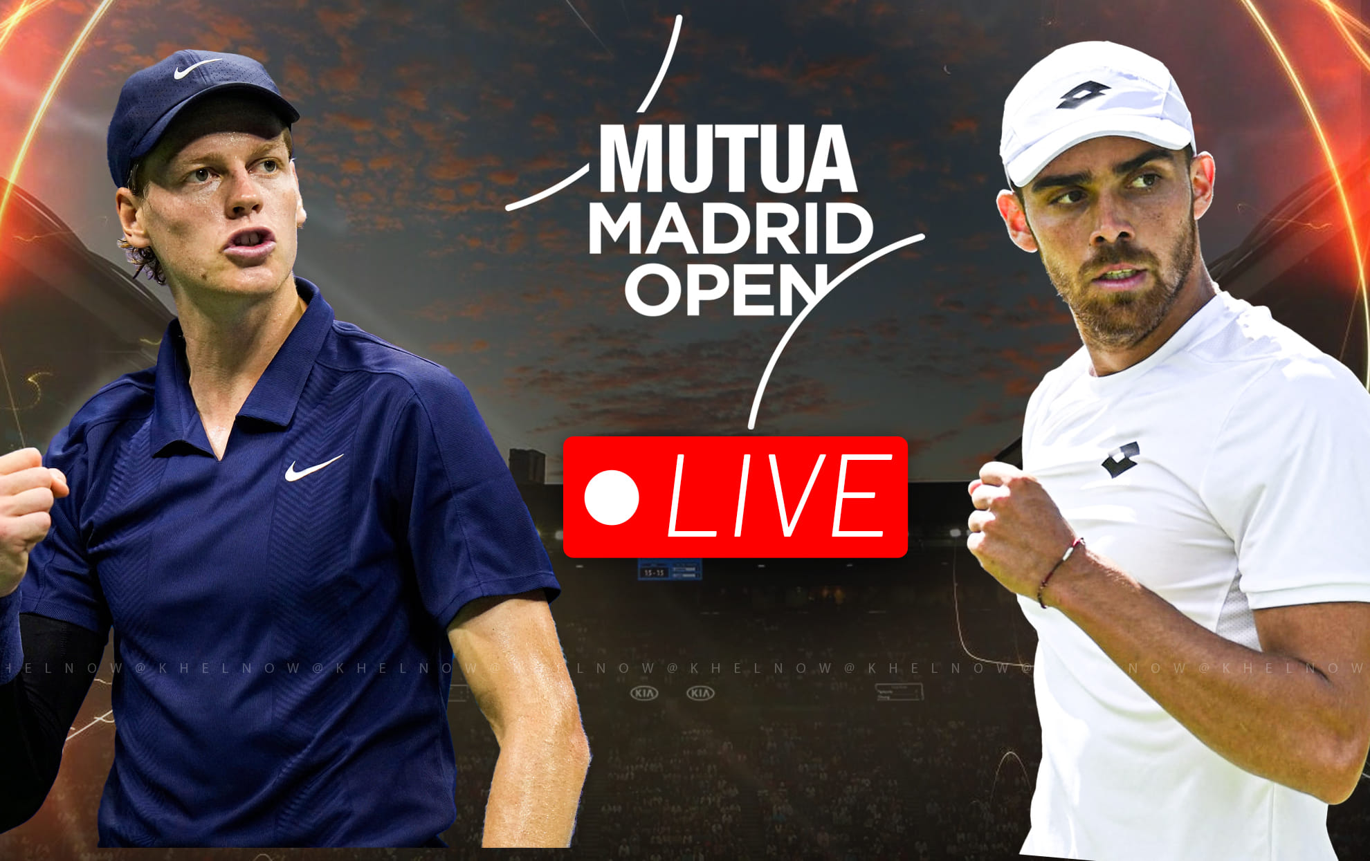 Jannik Sinner vs Benjamin Bonzi live streaming, TV channel, where & how to watch: Madrid Open 2026