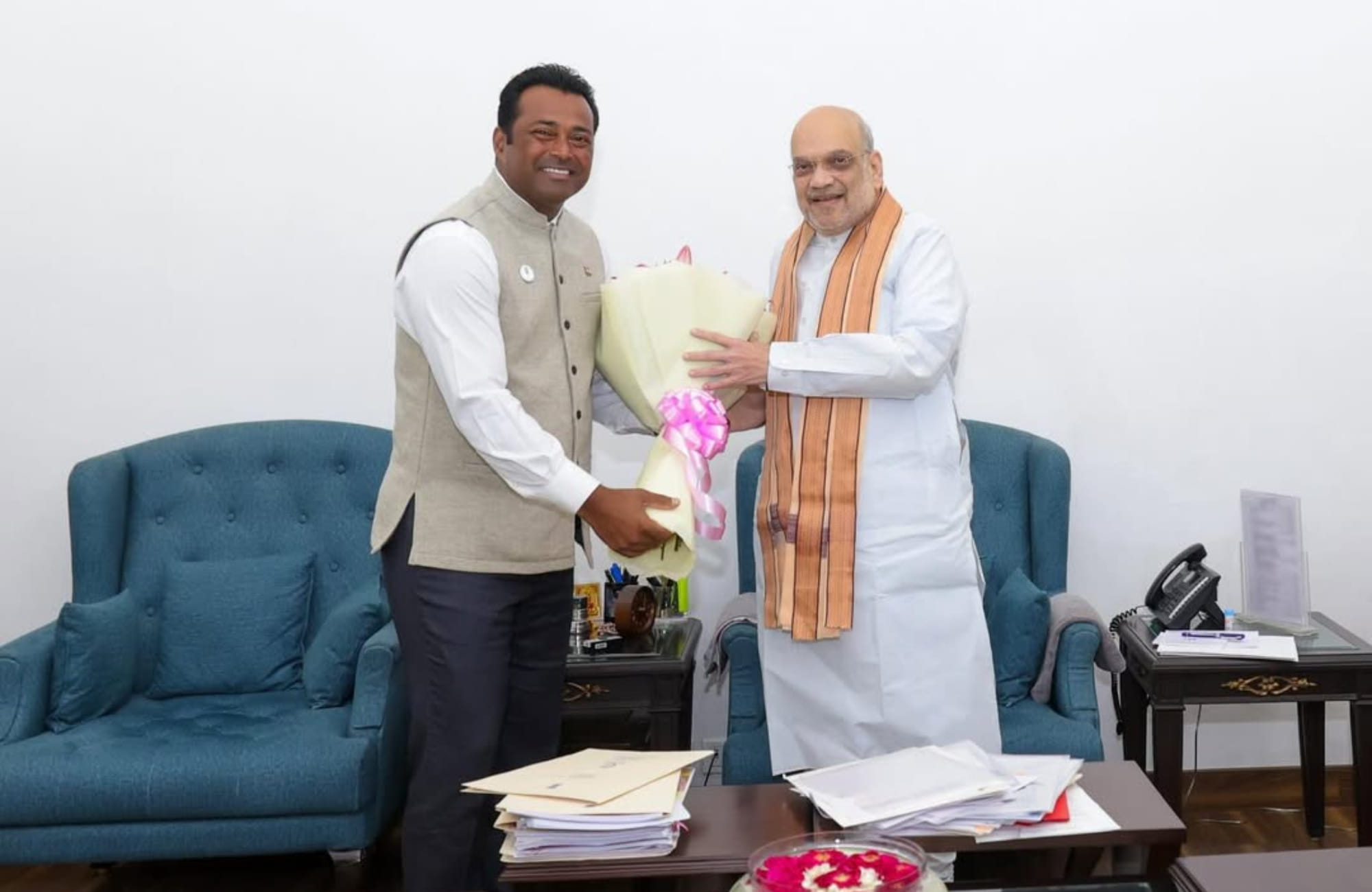 Tennis legend Leander Paes joins BJP ahead of West Bengal elections
