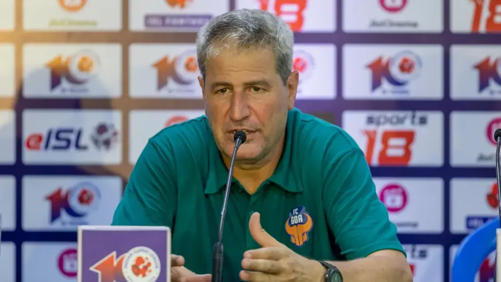 Manolo Marquez in press-conference for FC Goa