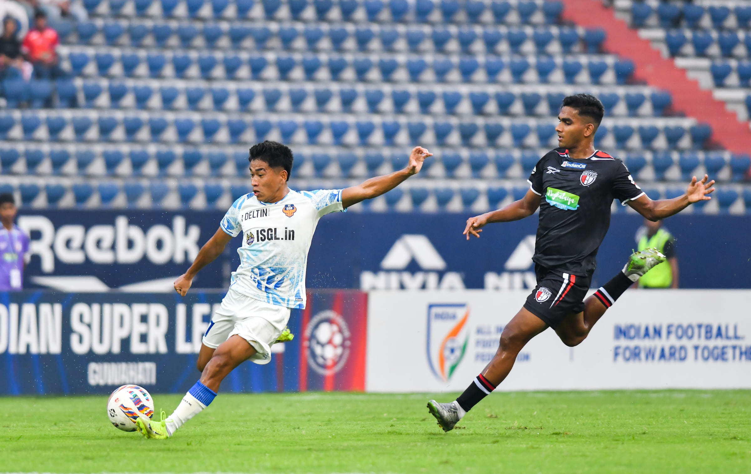 FC Goa register a comfortable 2-0 victory against NorthEast United FC in Guwahati