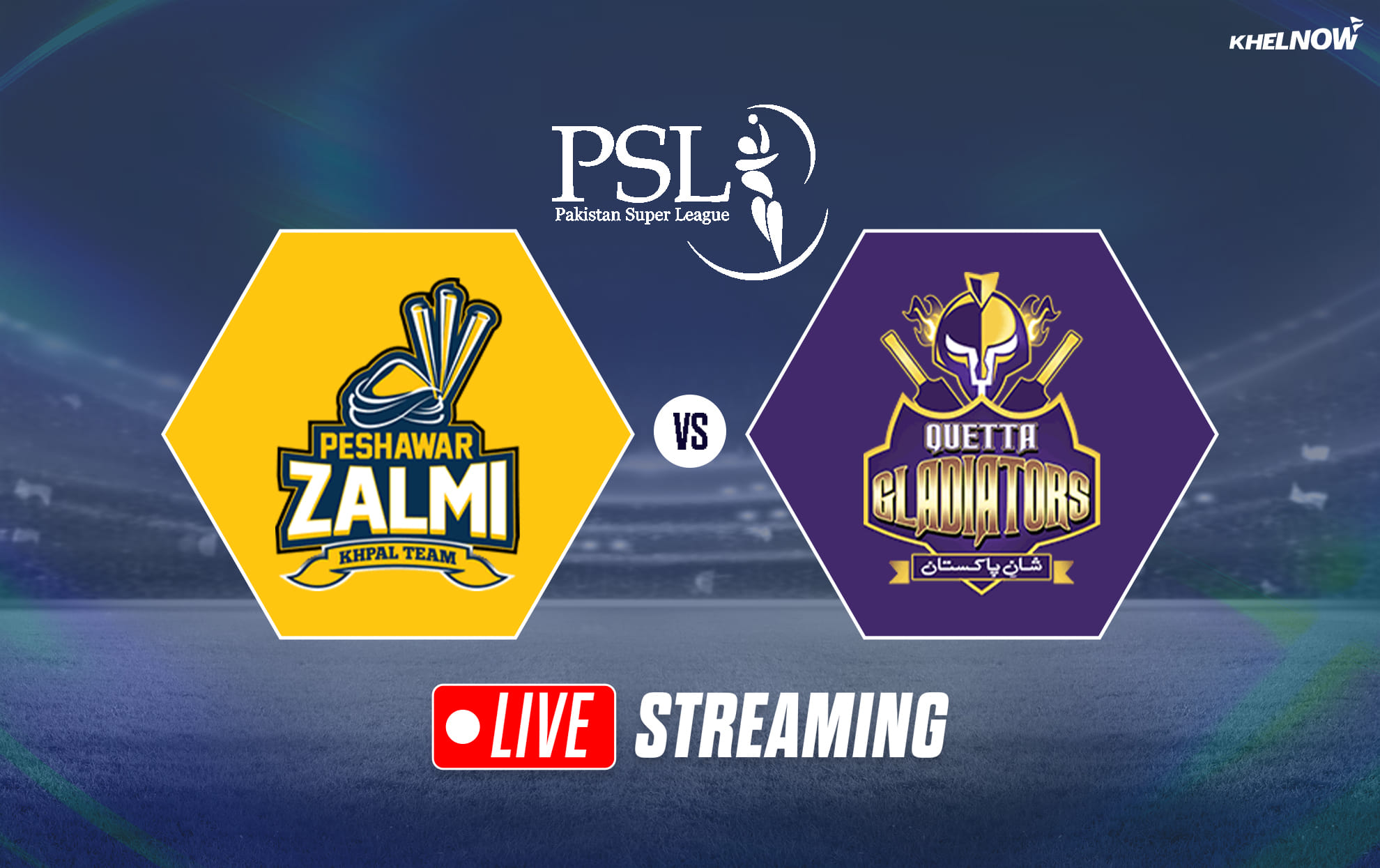 PES vs QUE Live streaming details, when & how to watch Match 29 of PSL 2026