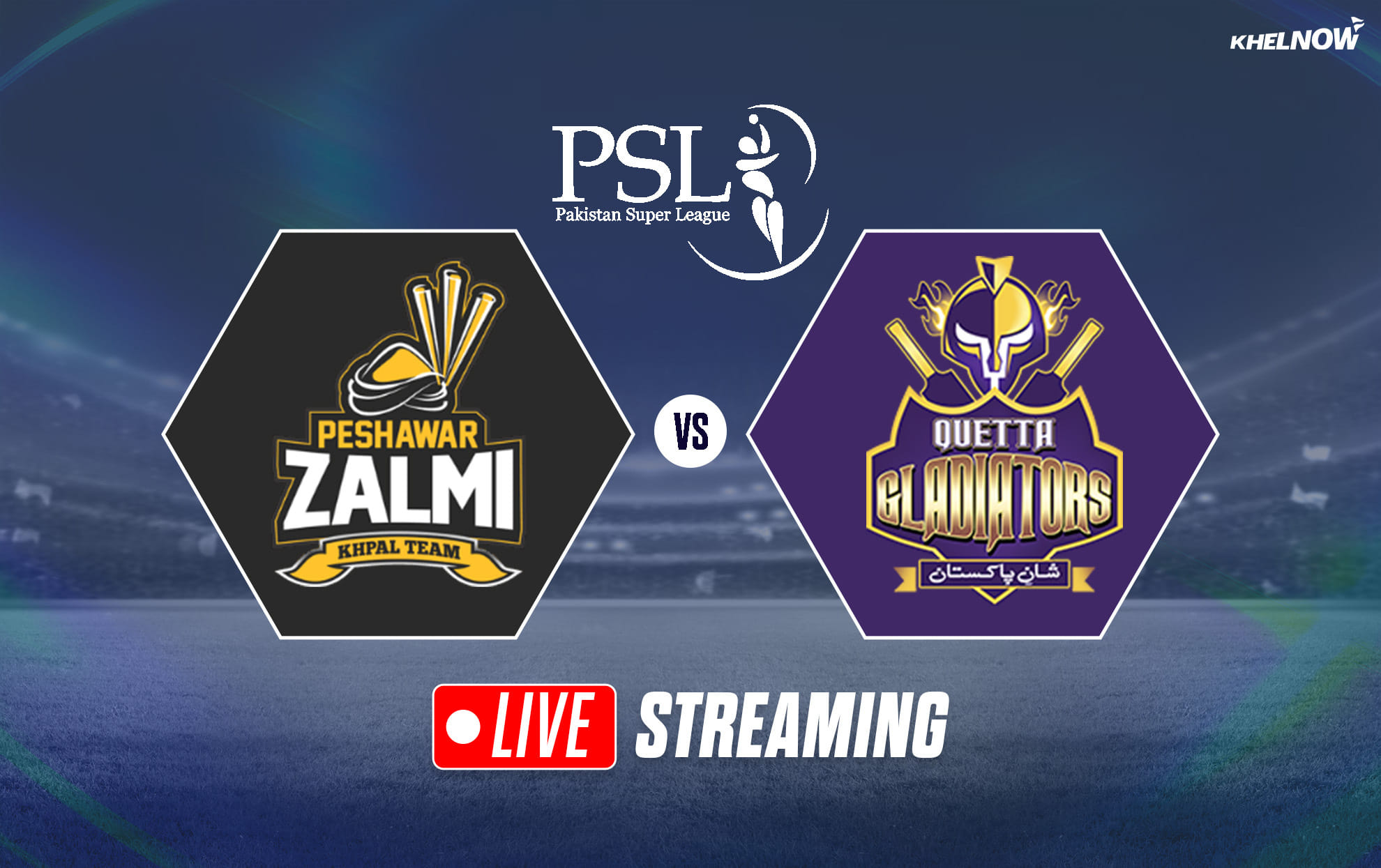 PES vs QUE Live streaming details, when & how to watch match 23 of PSL 2026