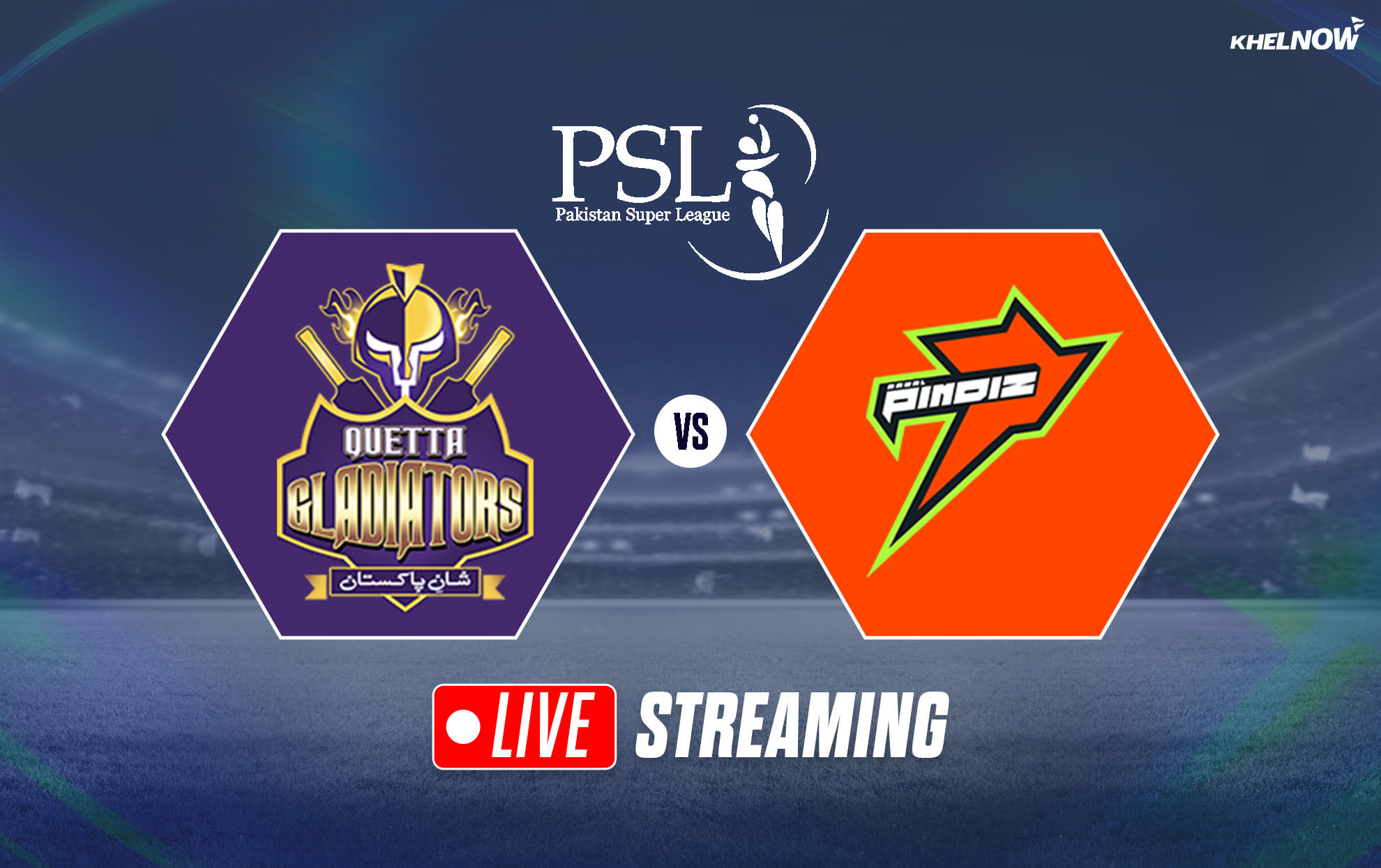 QUE vs RAP Live streaming details, when & how to watch Quetta Gladiators vs Rawalpindiz Match 18 of PSL 2026