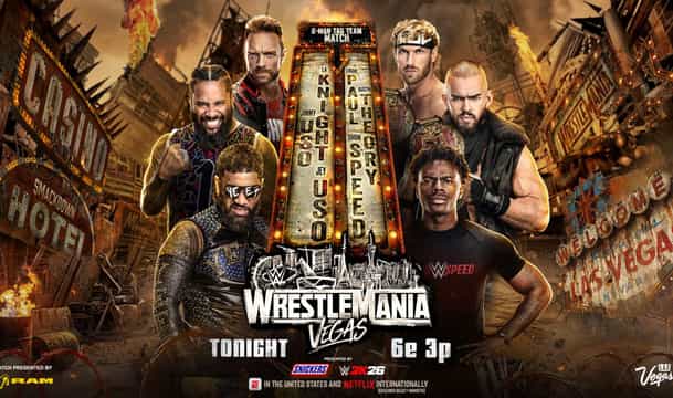 WWE WrestleMania 42 Results: The Usos & LA Knight defeat The Vision & IShowSpeed