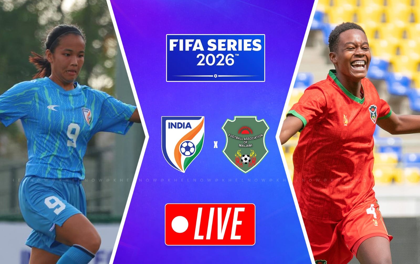 India Women vs Malawi Women Live: Follow FIFA Women's Series 2026 LIVE