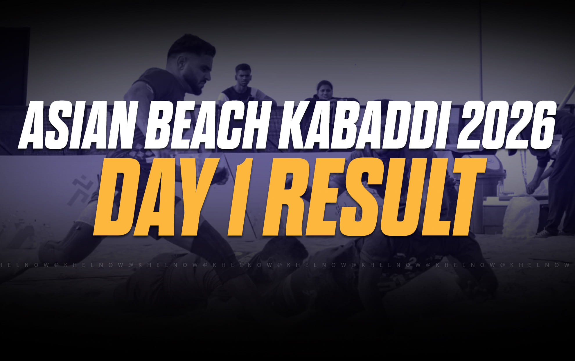 Indian men's & women's teams emerge victorious on Day 1 of Asian Beach Kabaddi 2026