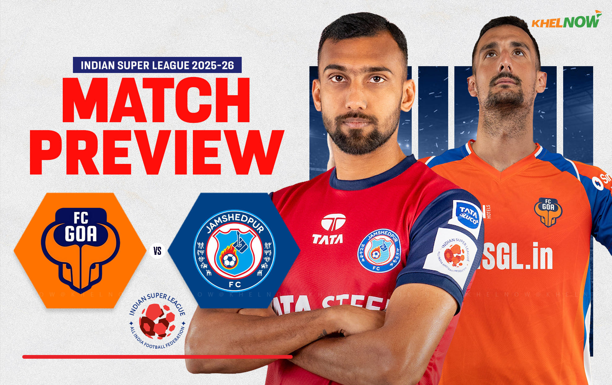 FC Goa eye top spot with win over Jamshedpur FC in top of the table clash