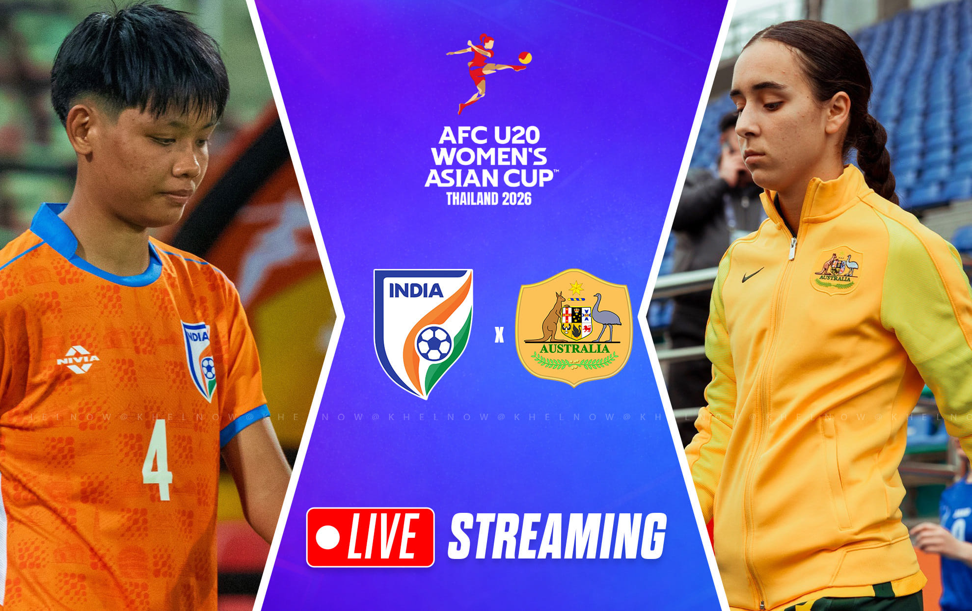 India U-20 vs Australia U-20 Live Streaming: When and where to watch AFC U-20 Women's Asian Cup 2026 match?