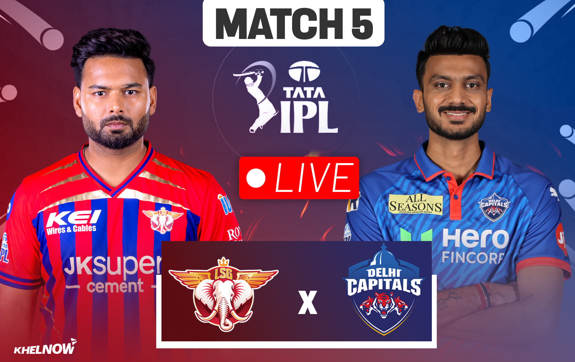 LSG vs DC: Live streaming details, when & how to watch Match 5 of IPL 2026