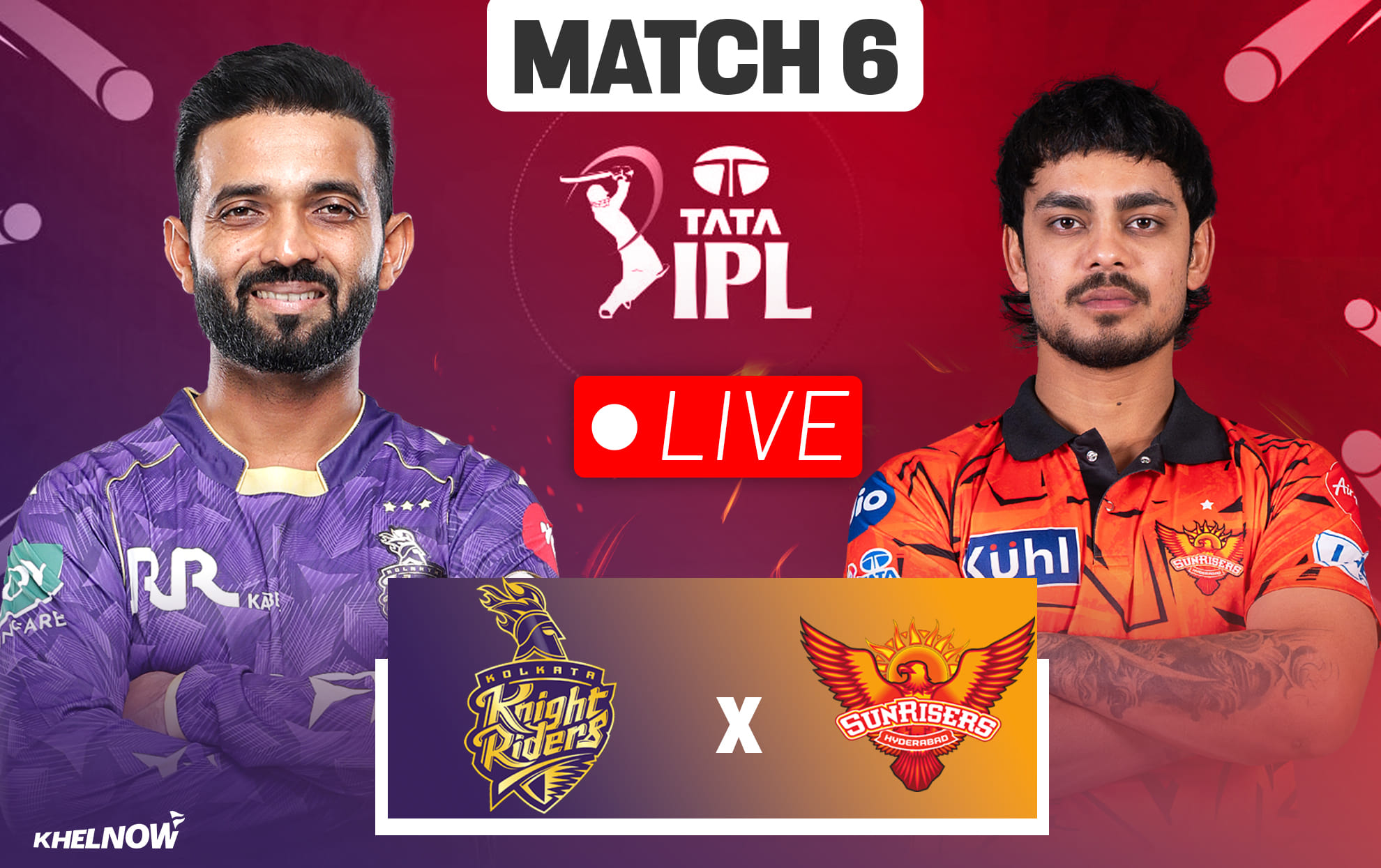 KKR vs SRH: Live streaming details, when & how to watch Match 6 of IPL 2026