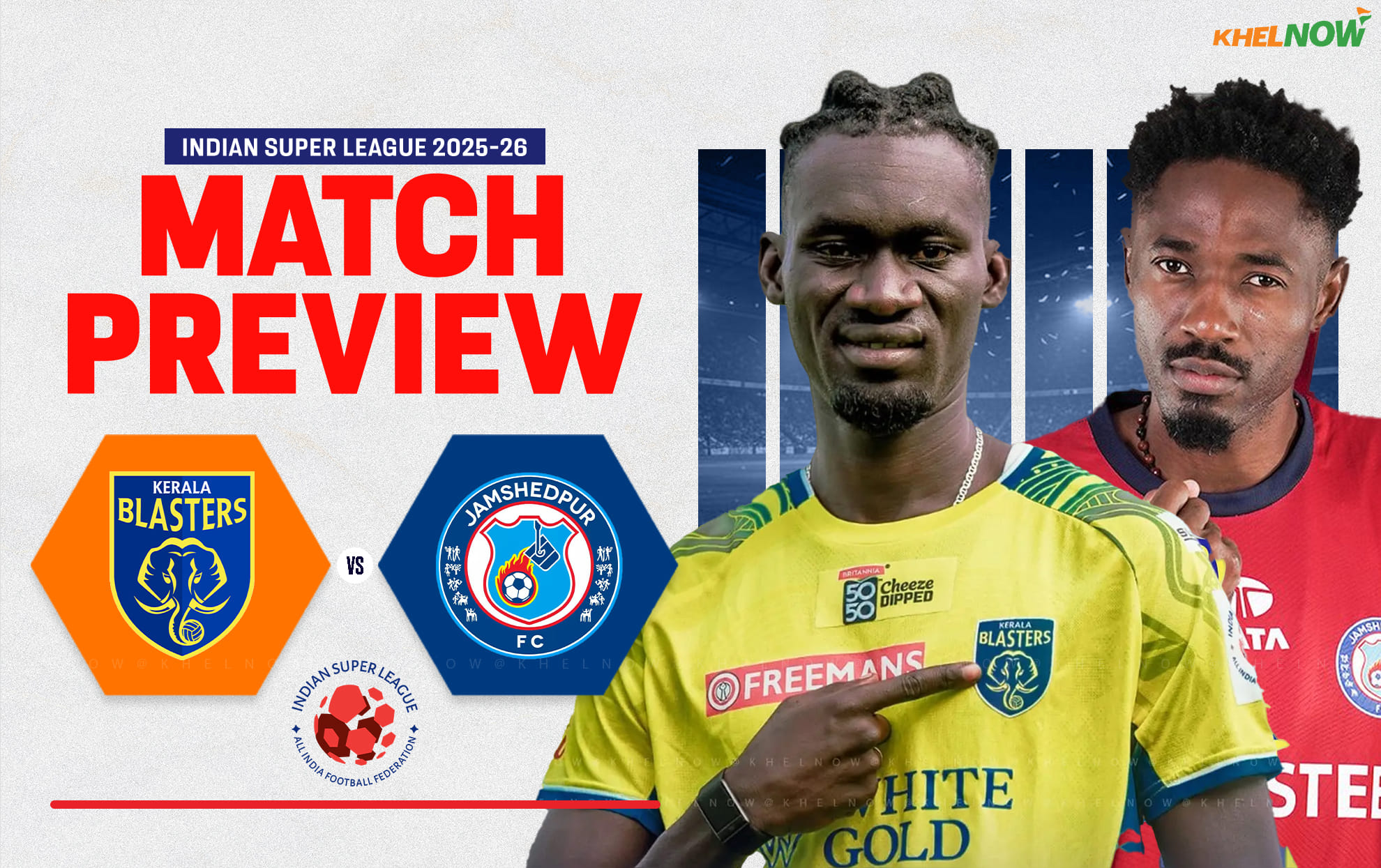 Kerala Blasters target to keep their unbeaten streak alive against the strong Jamshedpur FC