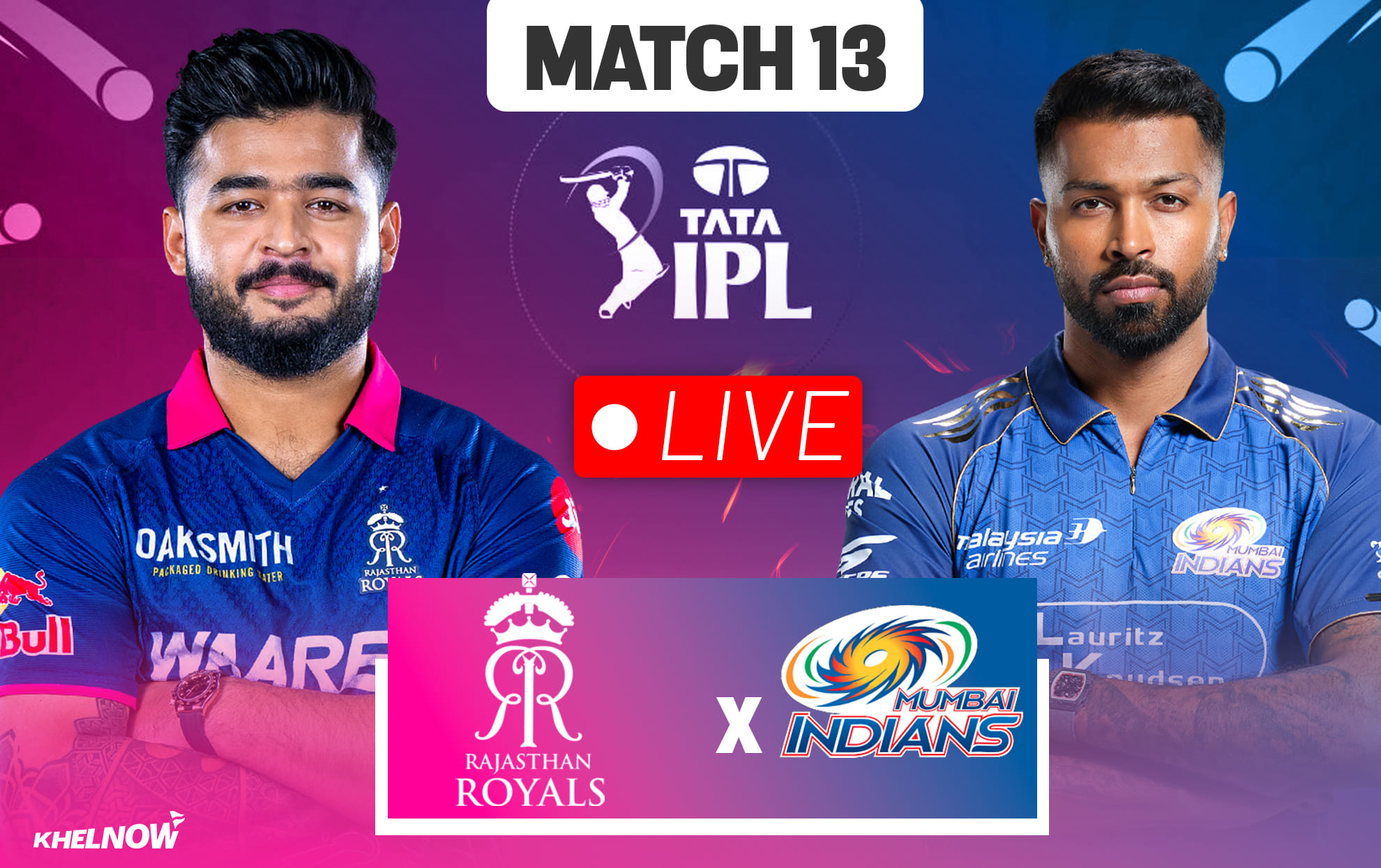 RR vs MI Live streaming details, when & how to watch Match 13 of IPL 2026