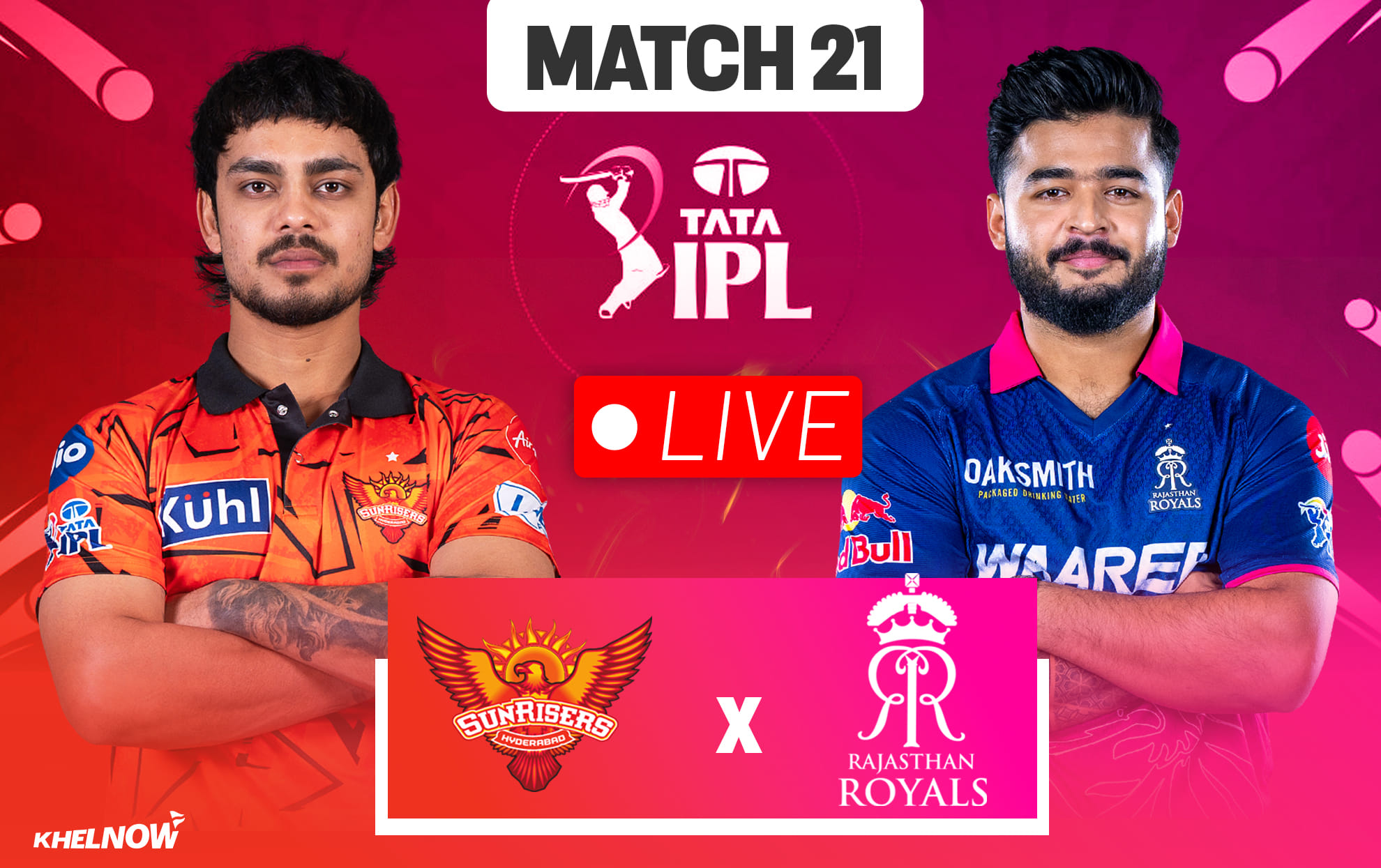 SRH vs RR Live streaming details, when & how to watch match 21 of IPL 2026