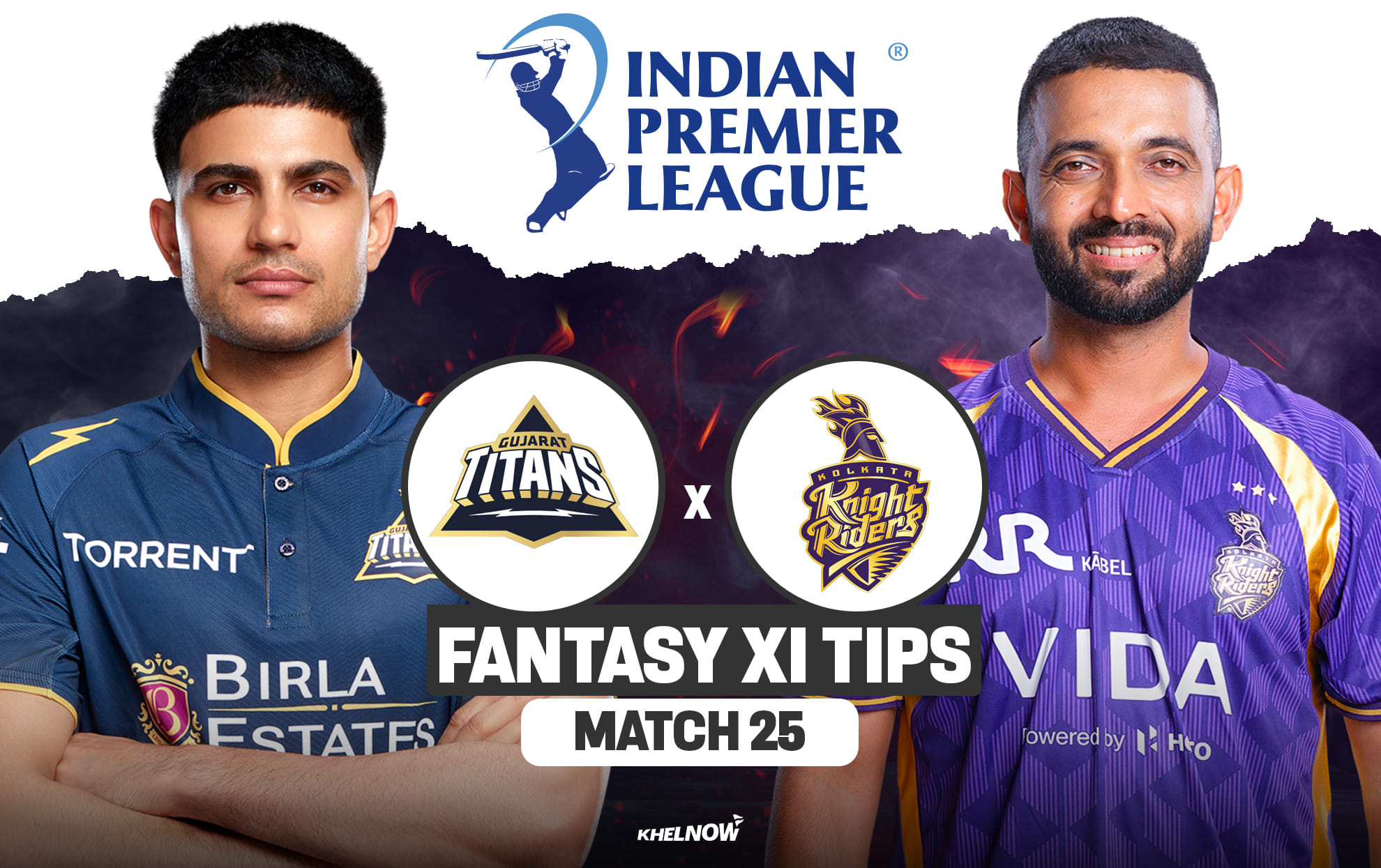 GT vs KKR Dream11 Prediction, मैच 25, आईपीएल 2026