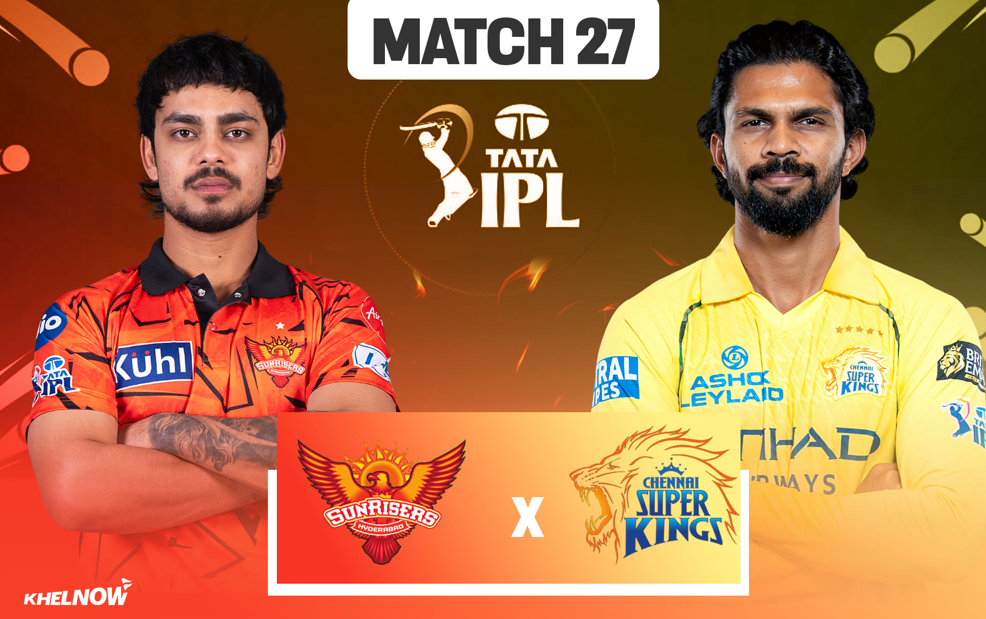 SRH vs CSK: Who are impact players nominated by Sunrisers Hyderabad & Chennai Super Kings for match 27 of IPL 2026