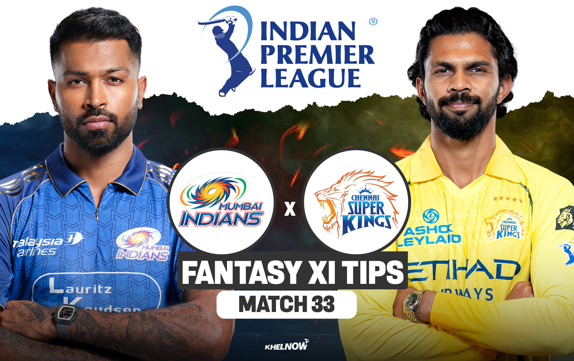 MI vs CSK Dream11 Prediction, मैच 33, आईपीएल 2026