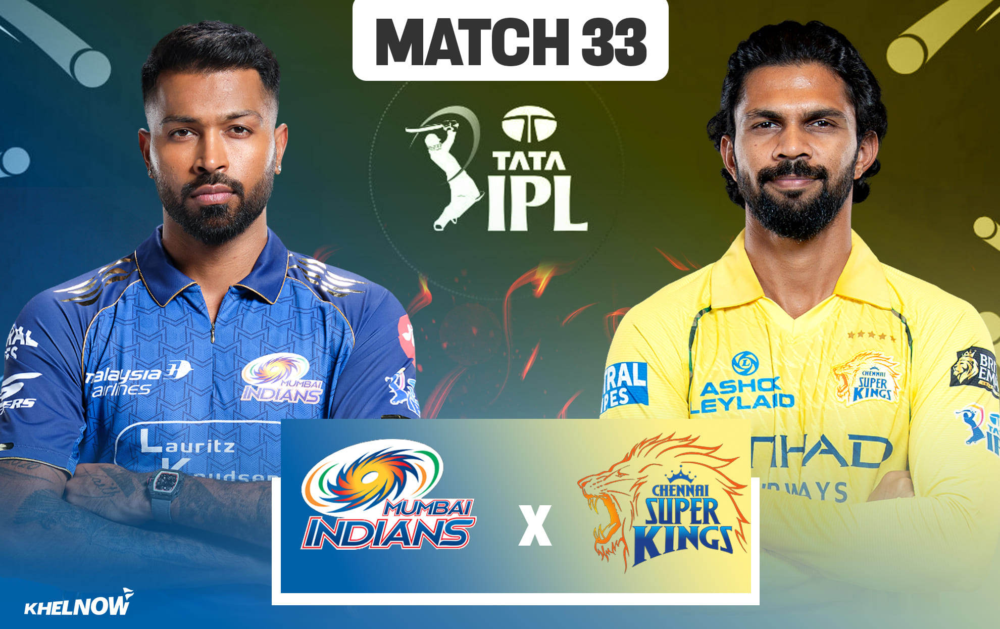 MI vs CSK: Who are impact players nominated by Mumbai Indians & Chennai Super Kings for match 33 of IPL 2026