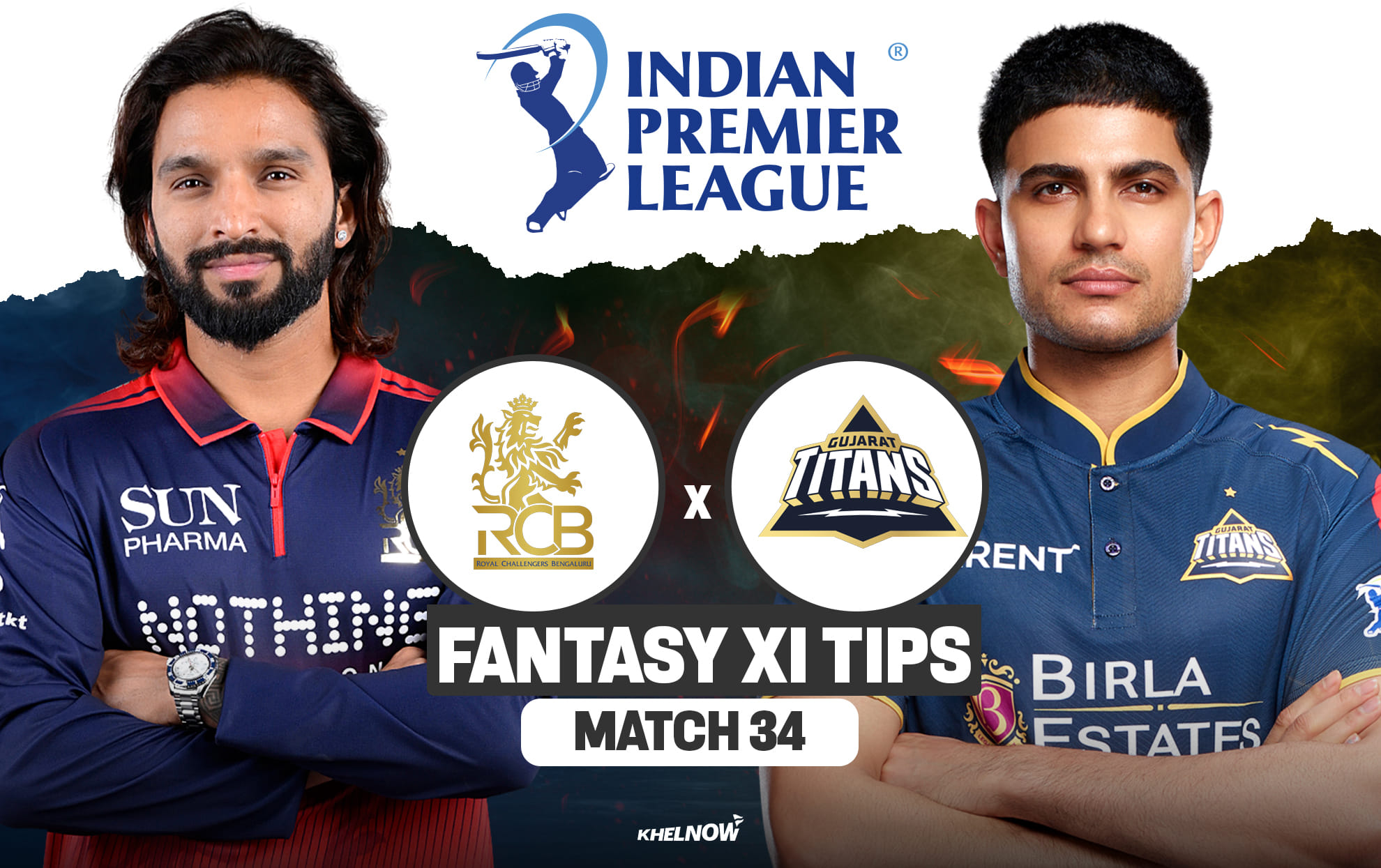 RCB vs GT Dream11 Prediction, मैच 34, आईपीएल 2026
